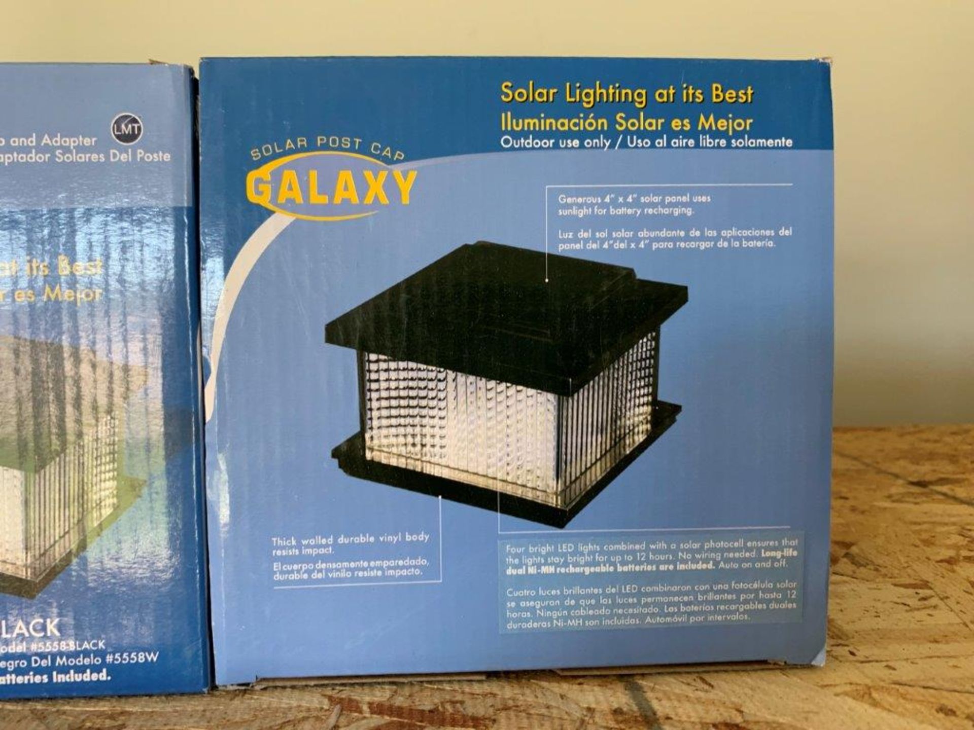 L/O 6-GALAXY SOLAR LIGHT POST CAPS - Image 2 of 2