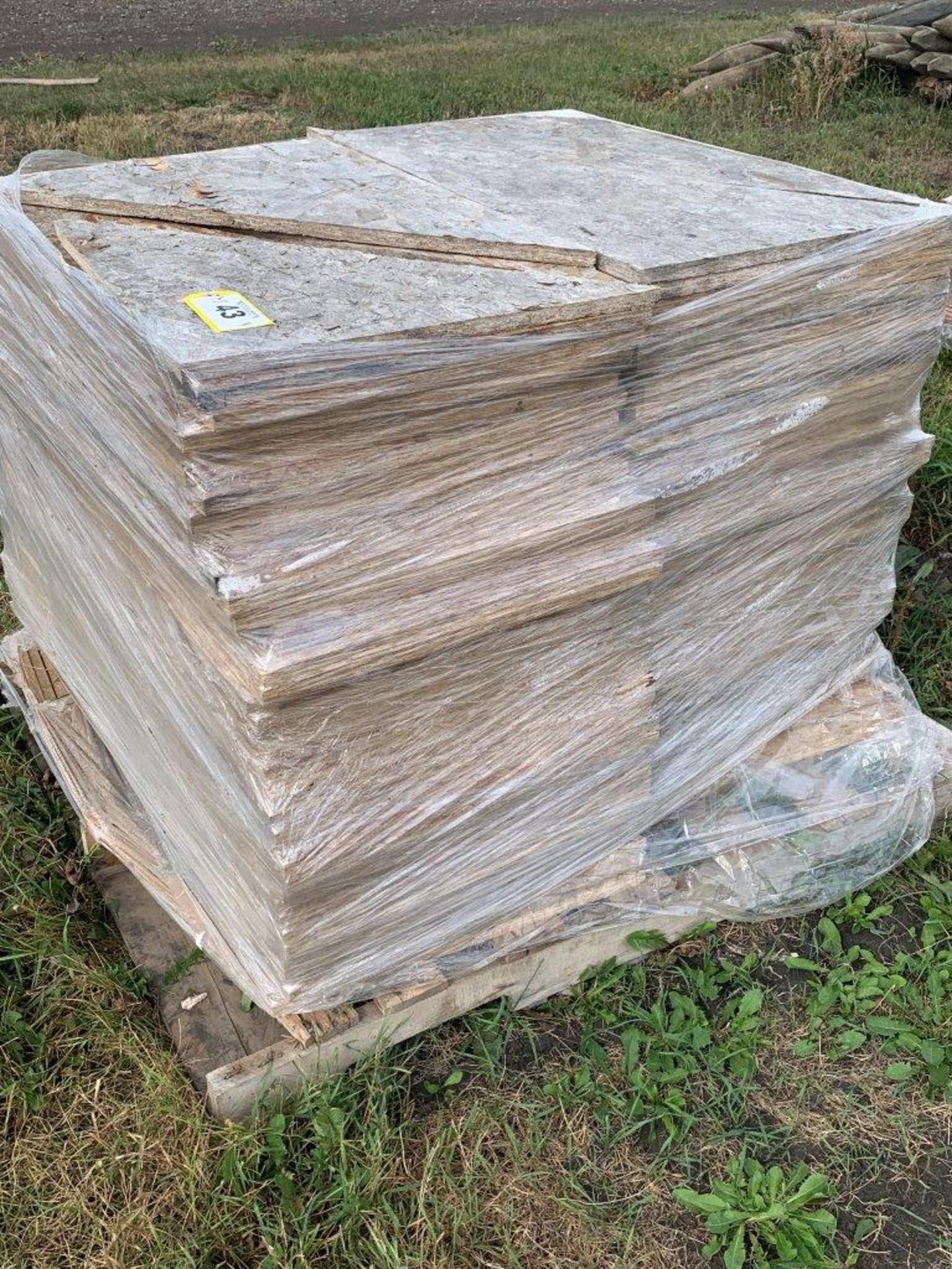 3-PALLETS OF OSB SHEATHING END CUTS