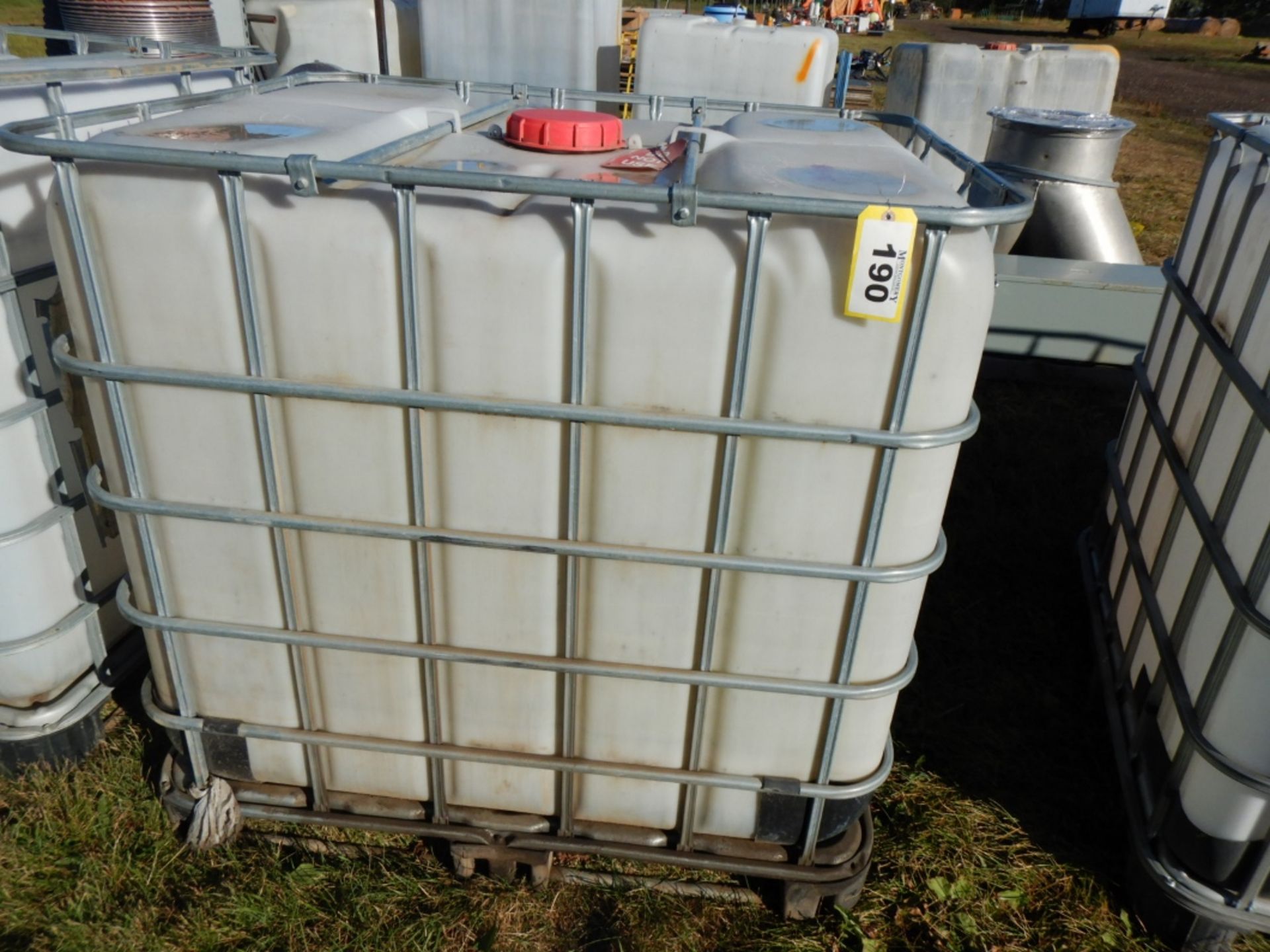 1000L POLY TOTE W/ CAGE - MIXED WASTE - Image 2 of 4