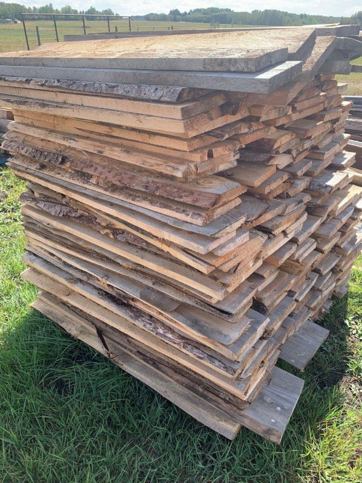 PALLET OF ROUGH CUT LIVE EDGE BOARDS - Image 3 of 3