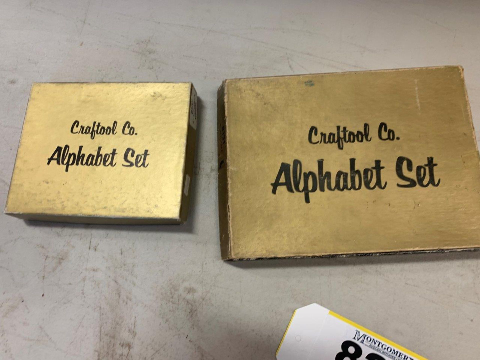 LARGE AND SMALL CRAFTTOOL CO. ALPHABET PUNCH SETS - Image 3 of 3