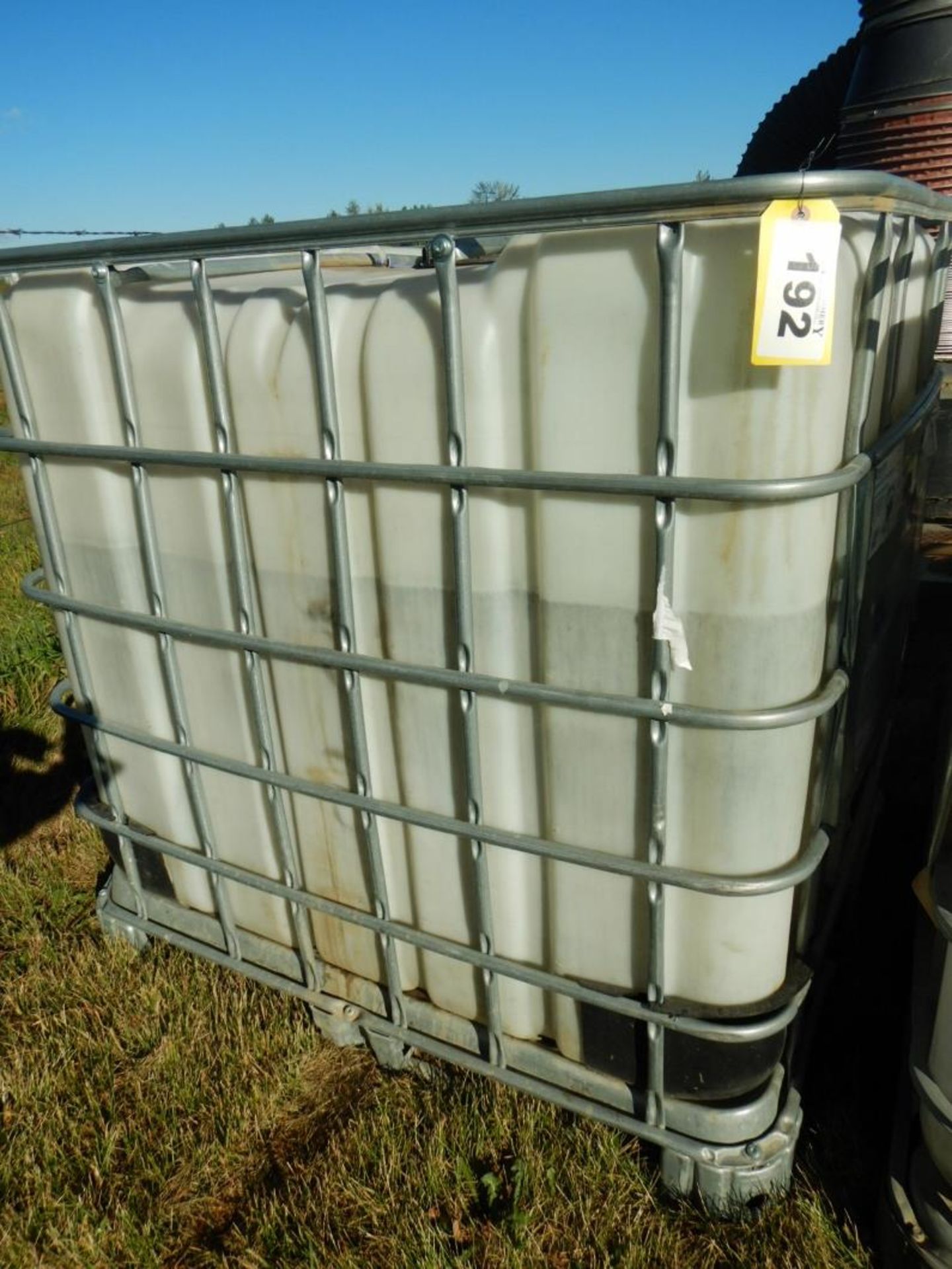1000L POLY TOTE W/ CAGE - WASTE COOLANT