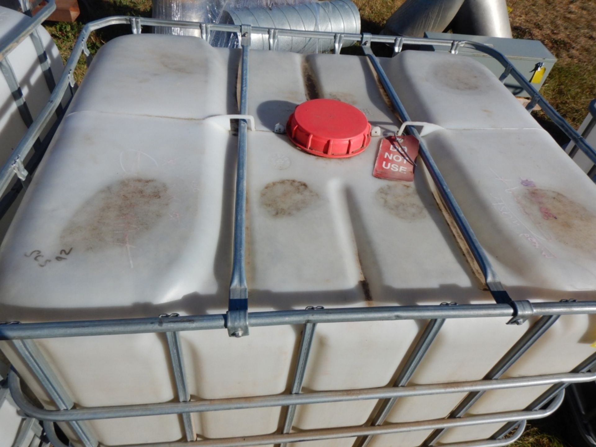 1000L POLY TOTE W/ CAGE - MIXED WASTE - Image 3 of 4