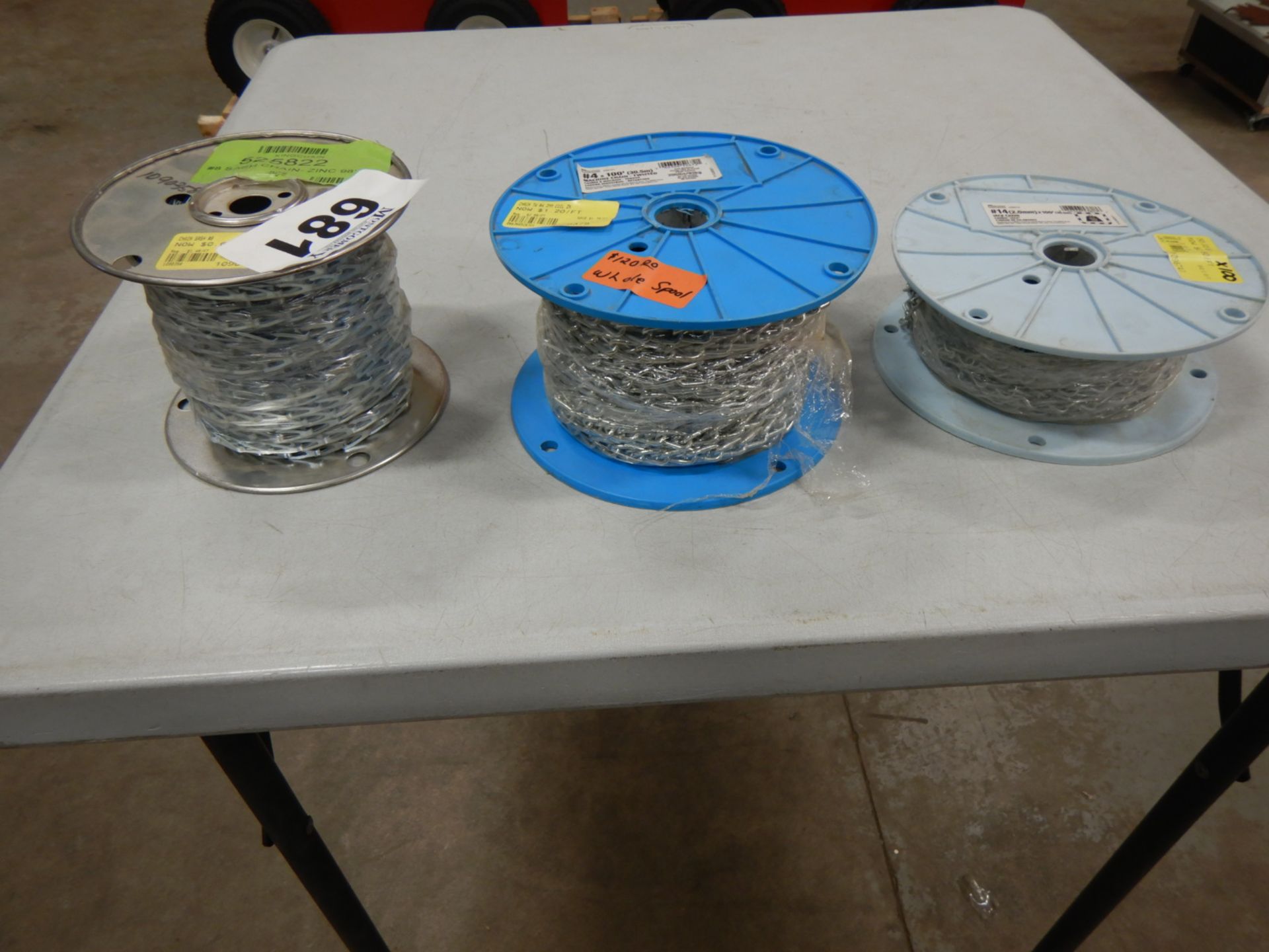 1-ROLL OF #8 SASH CHAIN, 2-ROLLS OF JACK CHAIN - Image 5 of 5