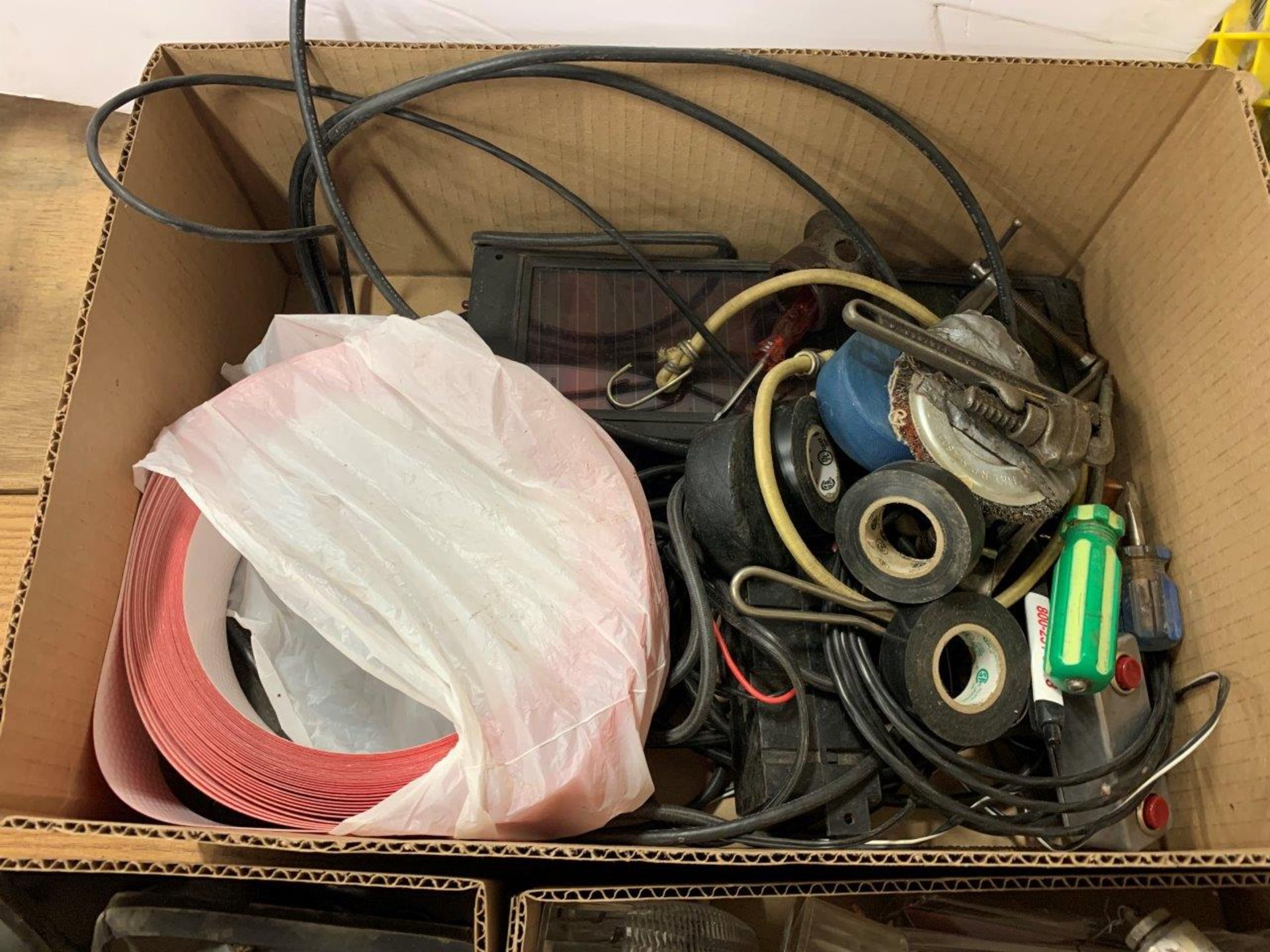 ASSORTED POWER CORDS, TAPE, WIRE, ETC. - Image 2 of 7