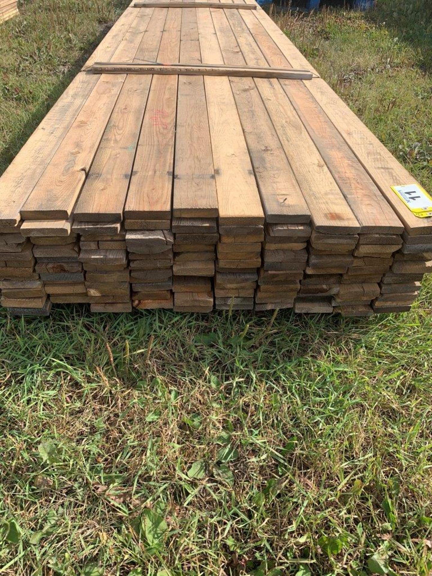 SKID OF 1X4X12FT PLANED LUMBER - Image 2 of 3