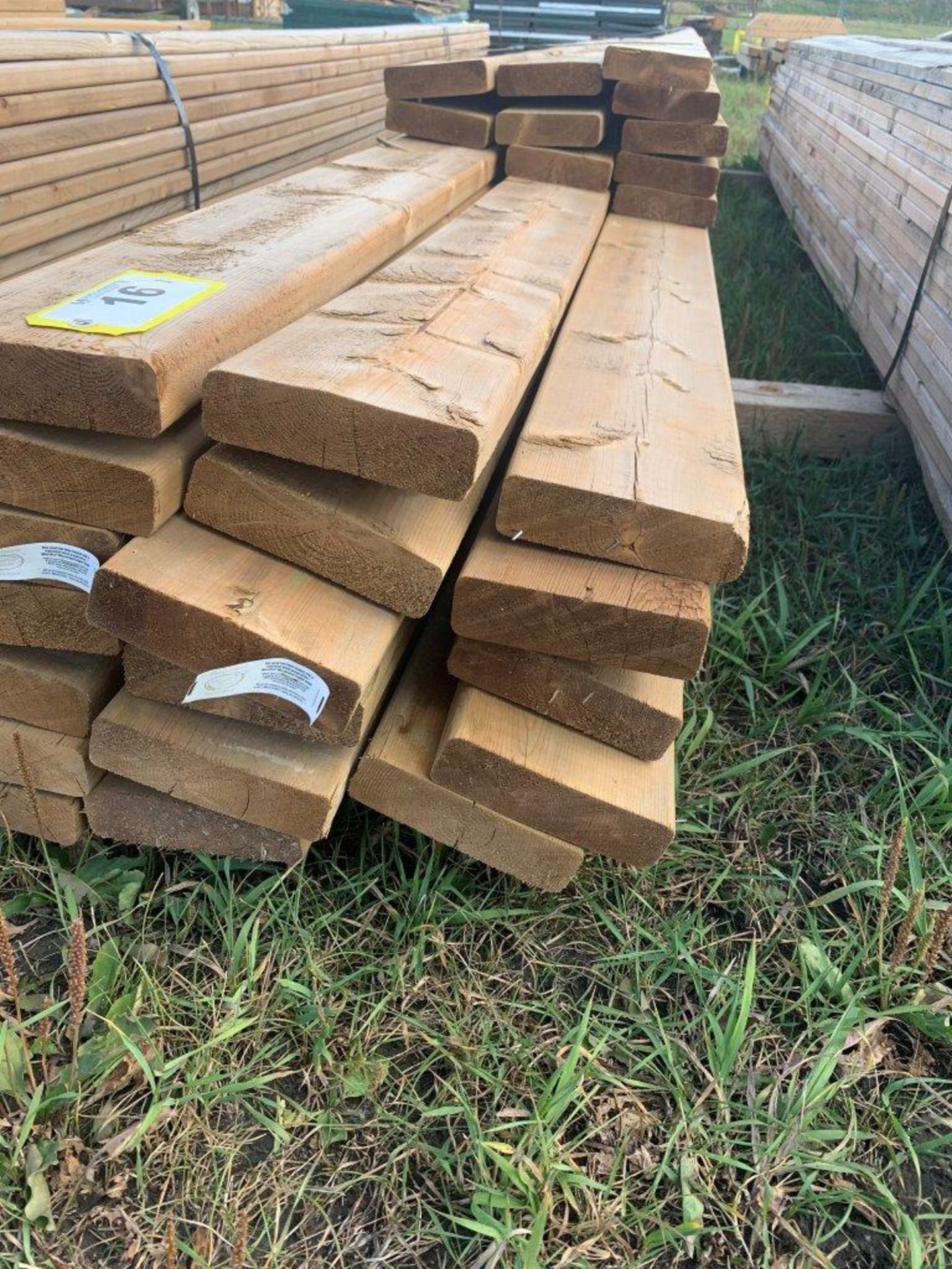 L/O TREATED 2X6X16FT & 2X6X10FT PLANED LUMBER - Image 2 of 3