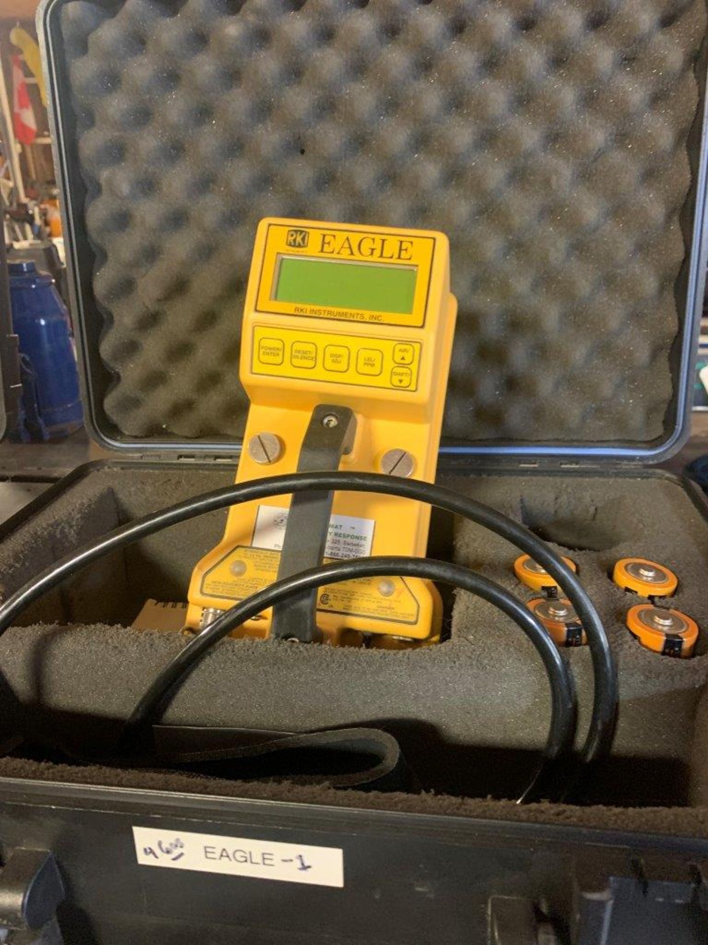 RKI EAGLE-1 TYPE 201 ENVIRO DETECTION SYSTEM, CH4, H2S, CO2, O2 S/N E088099 - Image 3 of 4