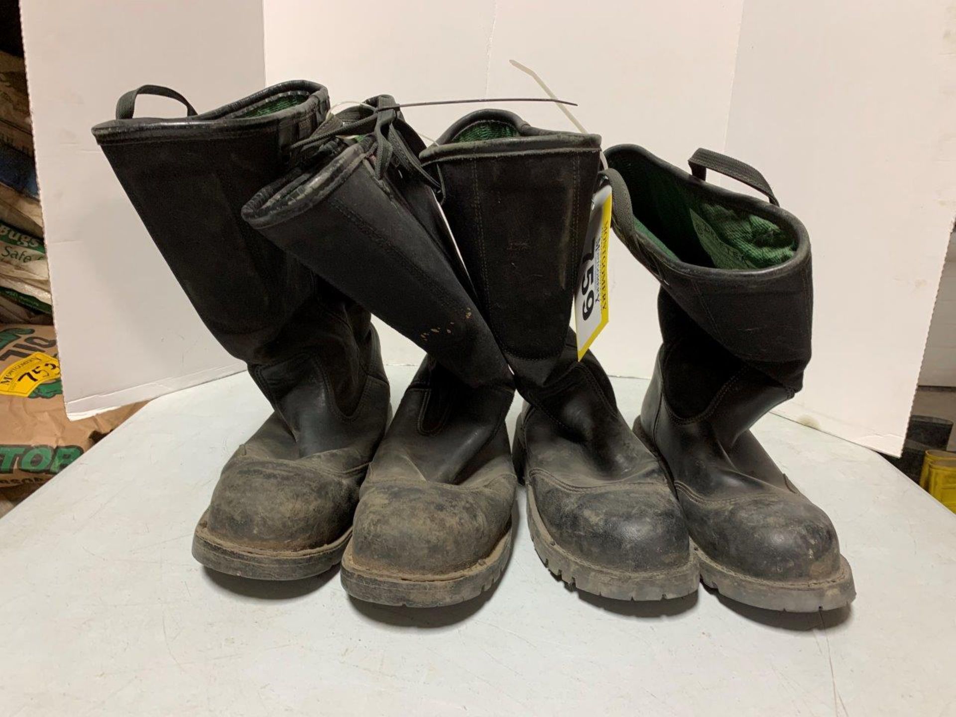 2-PAIR FIRE LA CROSSE FIRE BOOTS - Image 2 of 6