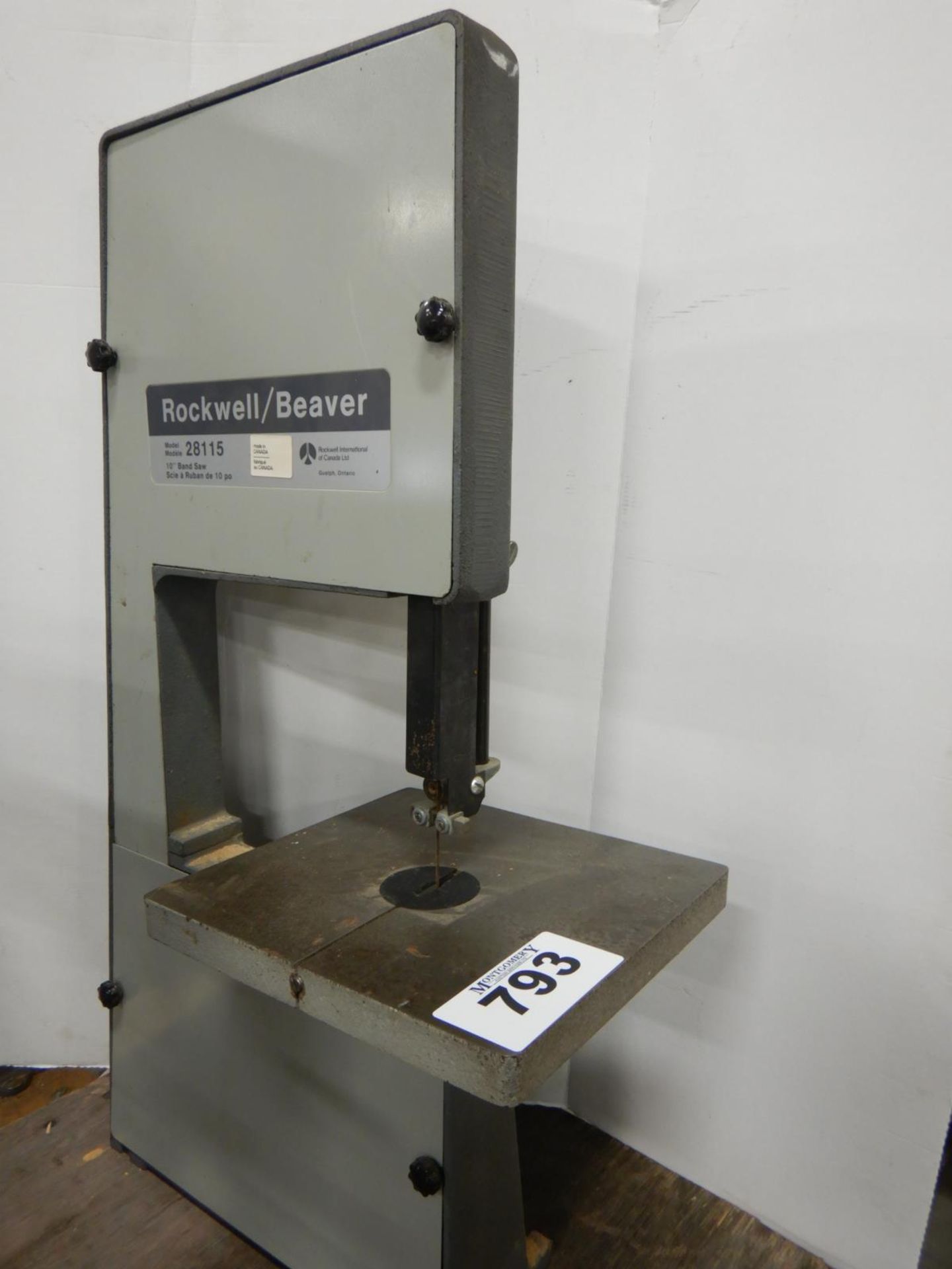 ROCKWELL/BEAVER 28115 10" BENCH TOP BAND SAW