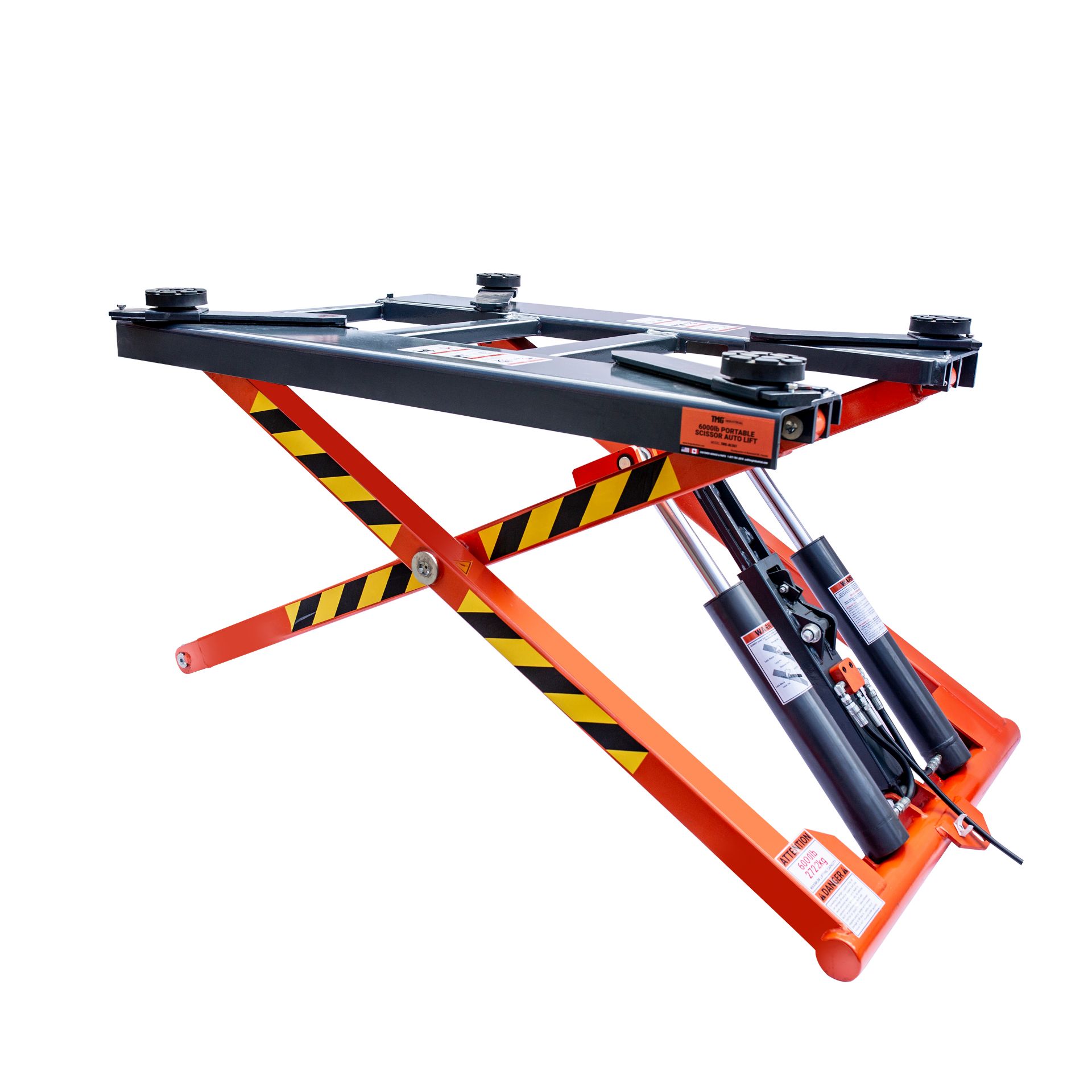 PORTABLE MID-RISE SCISSOR CAR LIFT - TMG-ALS61 - Image 7 of 16