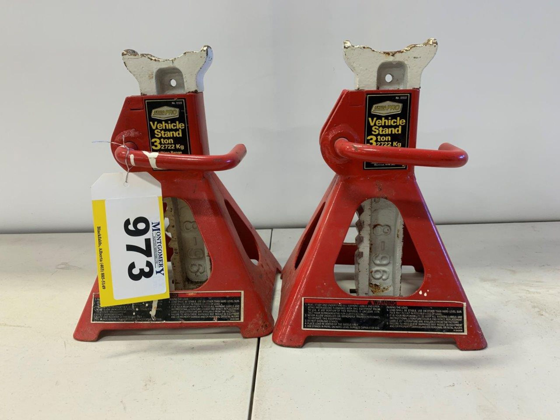 PAIR OF 3-TON JACK STANDS