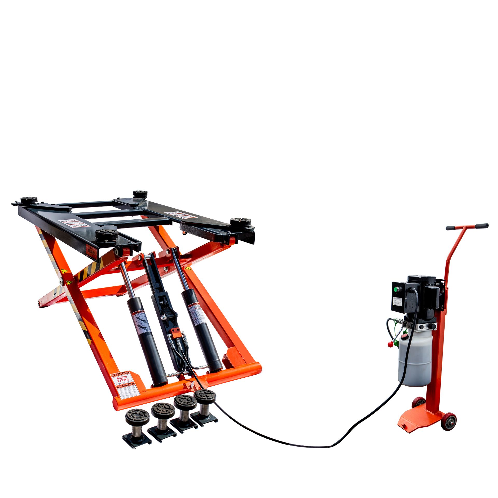 PORTABLE MID-RISE SCISSOR CAR LIFT - TMG-ALS61 - Image 8 of 16