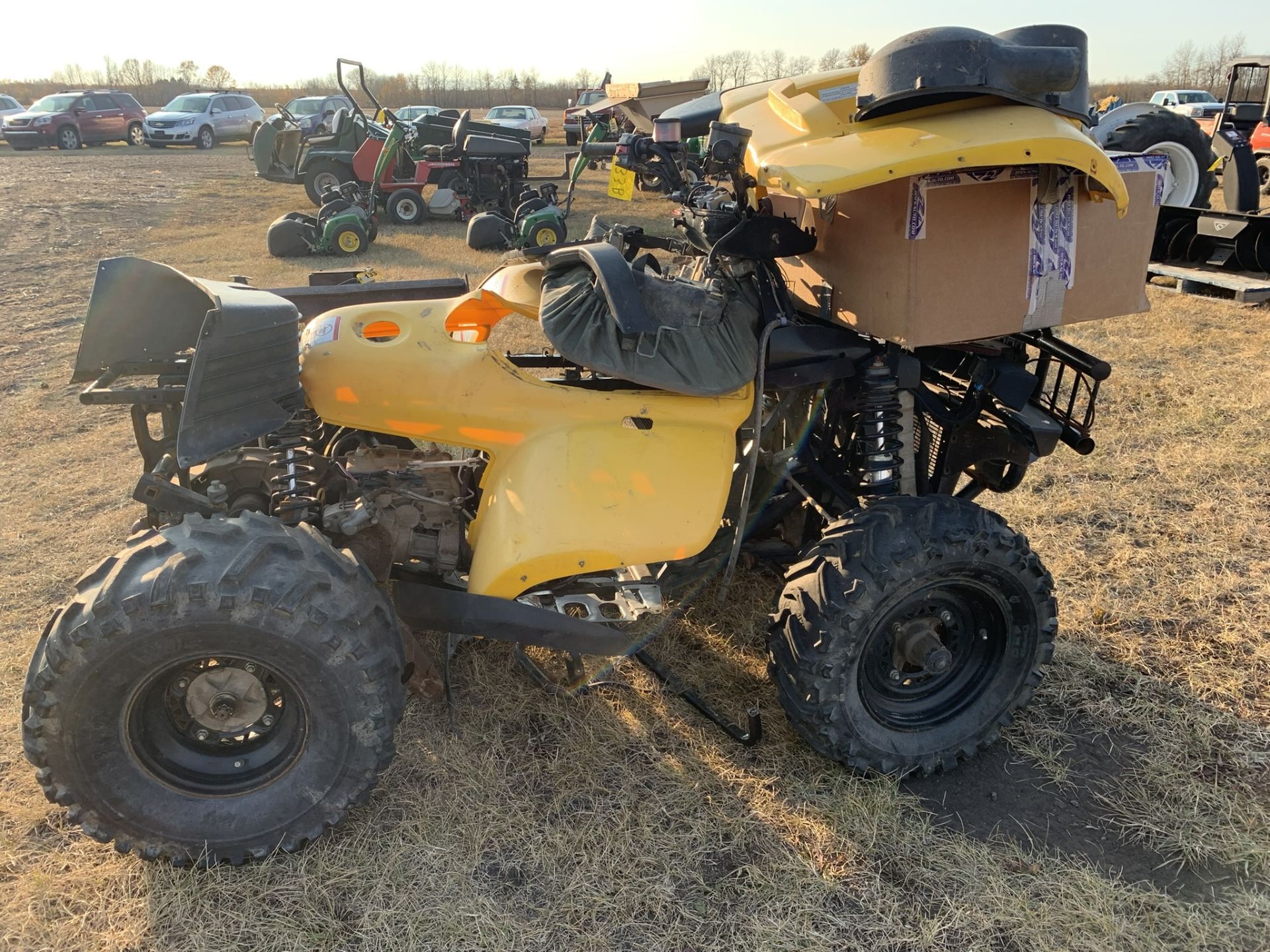 2001 POLARIS 500 HO ATV, 4X4, KM'S UNKOWN, IN RUNNING CONDITION, S/N 4XACH50A51A502792 - Bild 8 aus 9