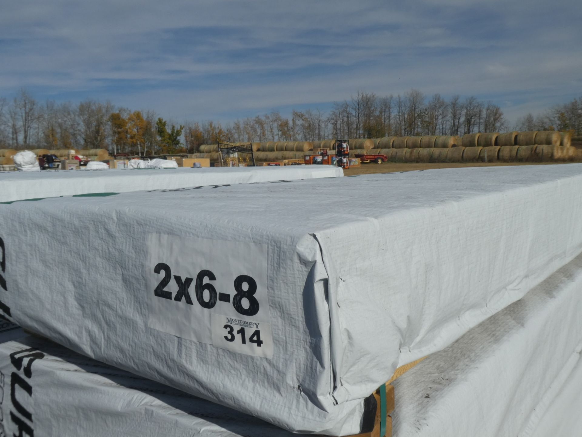 SKID OF 42-2X6X8FT KILN DRIED PLANED LUMBER NO. 2 OR BETTER