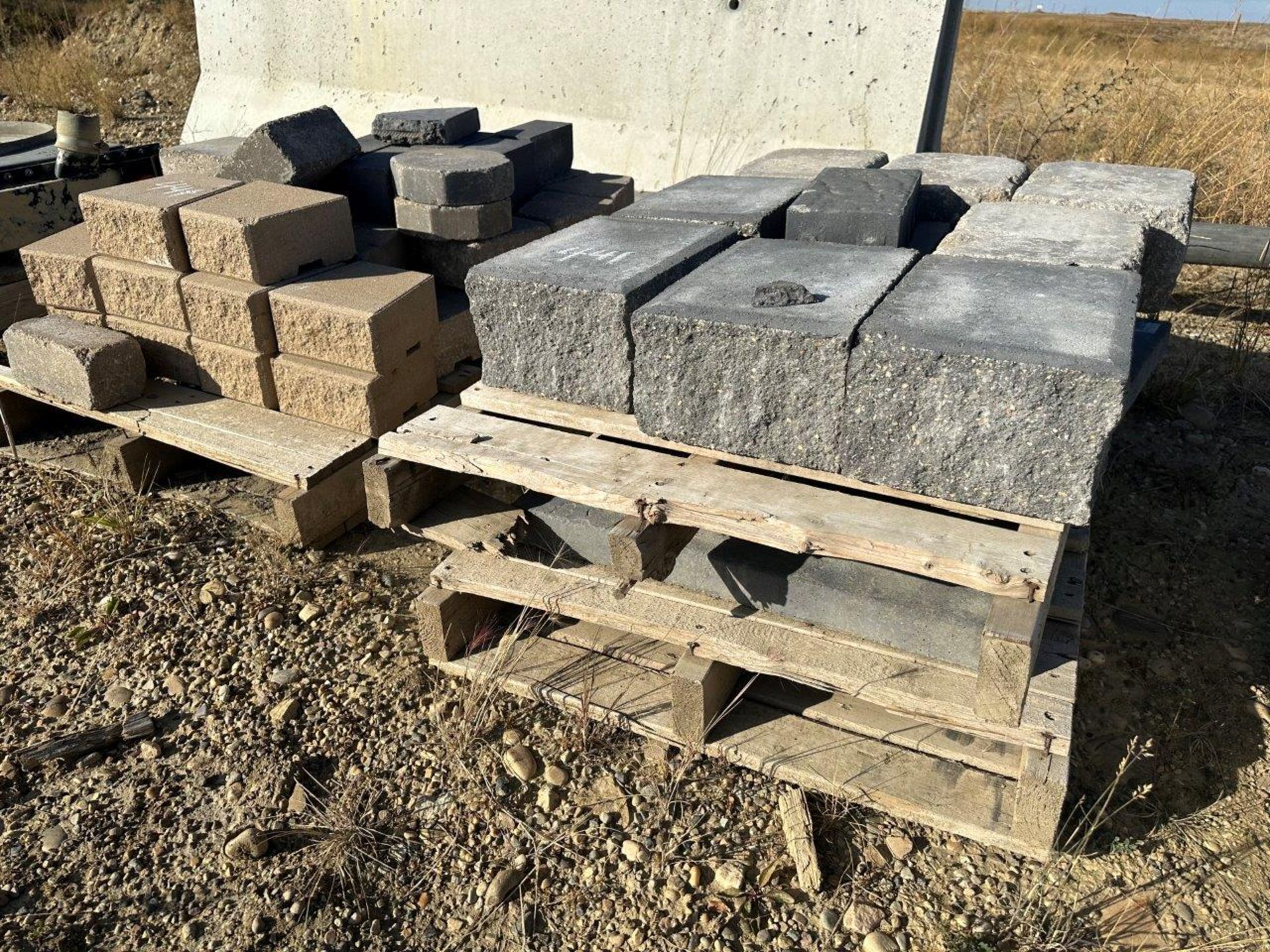 L/O ASSORTED LANDSCAPING BLOCKS - This Lot is Located at D&M Concrete West from Lacombe on HWY 12 to