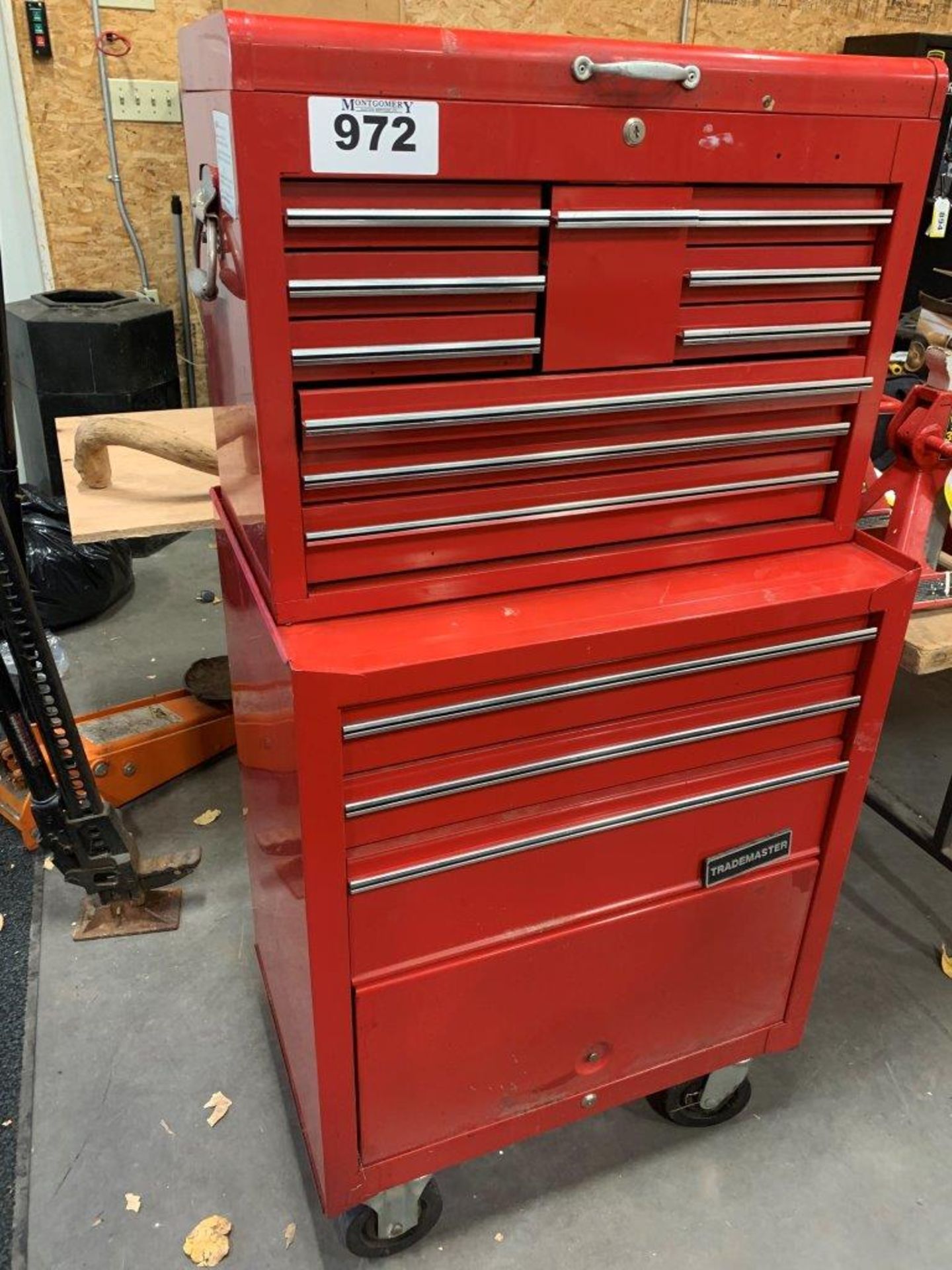 TRADE MASTER ROLLING MECHANICS TOOLBOX - 13-DRAWERS