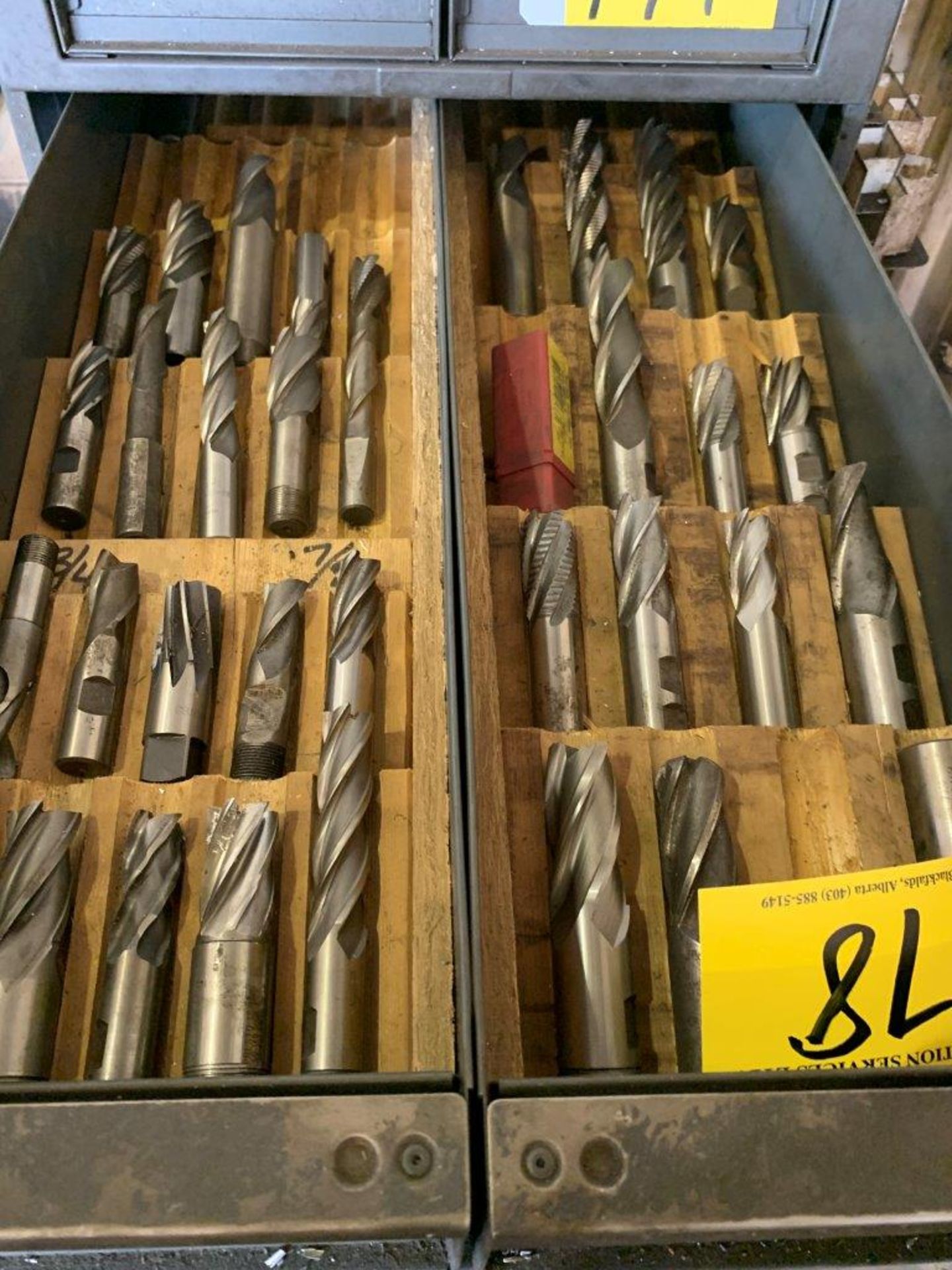 L/O ASSORTED END MILLS