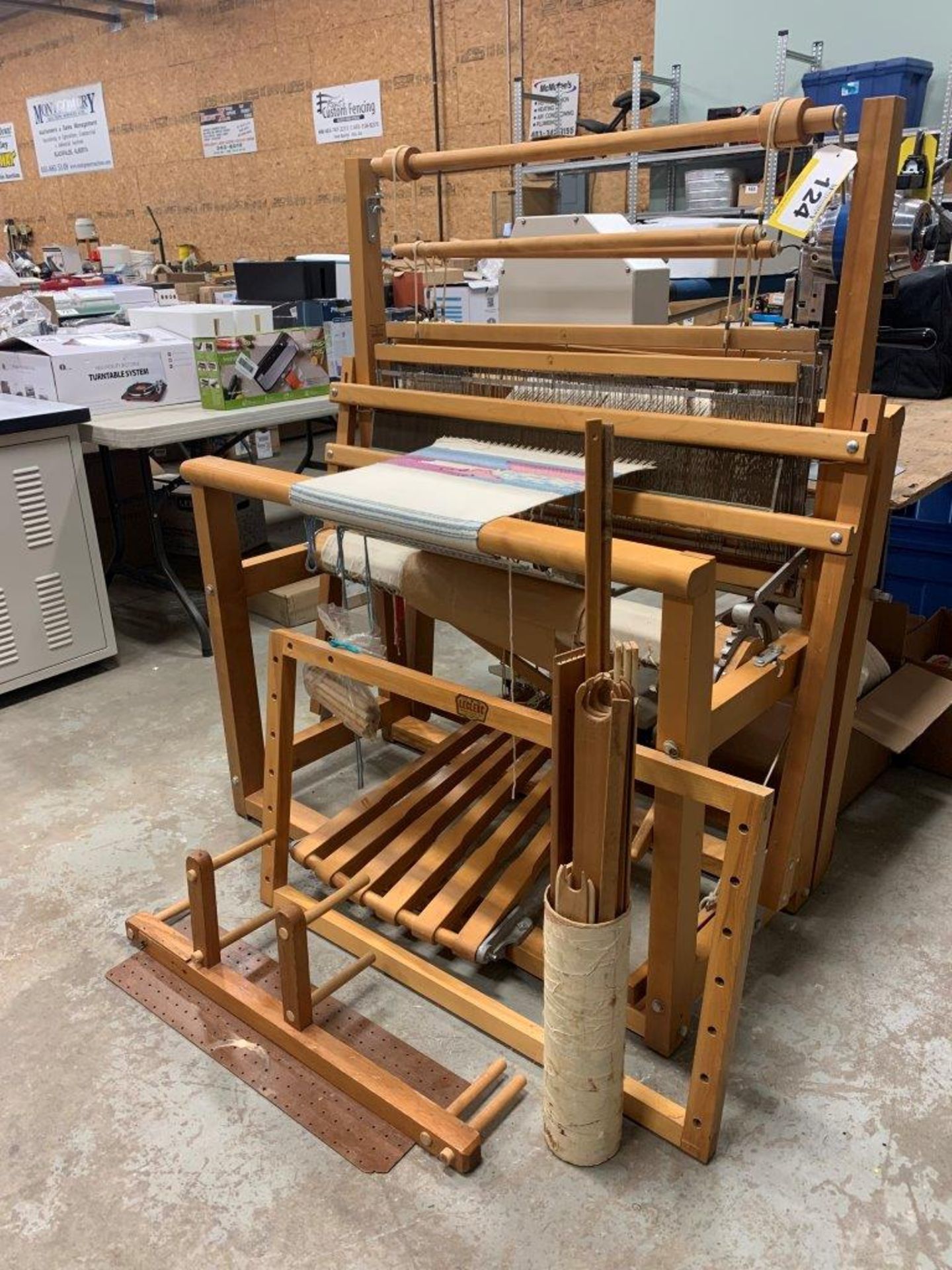 NILUS LECLERC 36" FANNY WEAVING LOOM W/ ACCESSORIES, SOFT COTTON TWINE, INSTRUCTIONAL, MANUALS, ETC. - Image 11 of 11