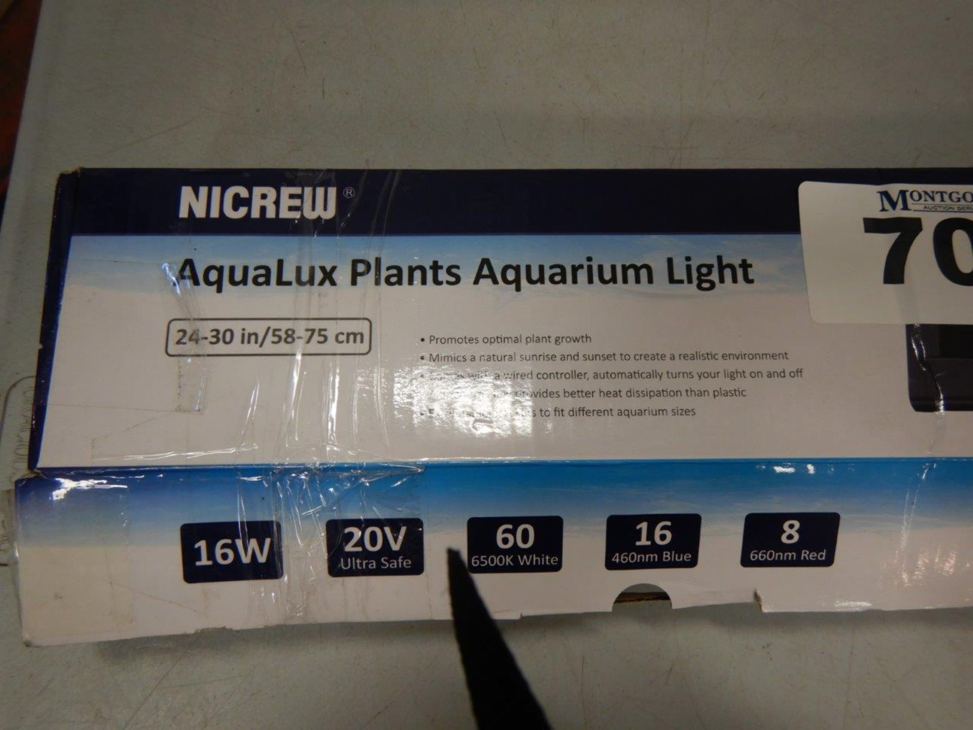 NICHREW AQUALUX PLANTS AQUARIUM 24-30" LED LIGHTS