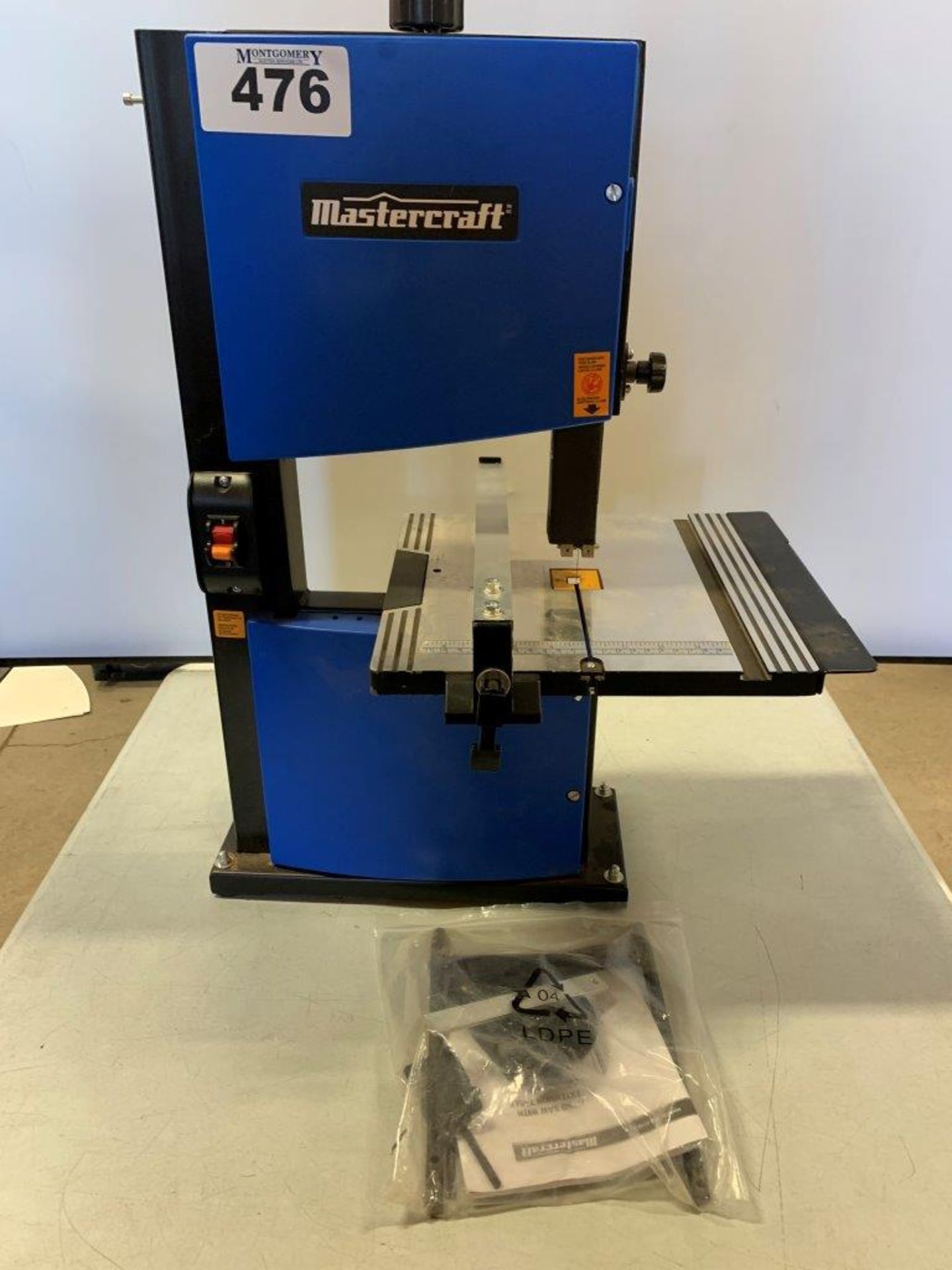 MASTERCRAFT 9" ELEC. BENCHTOP BANDSAW