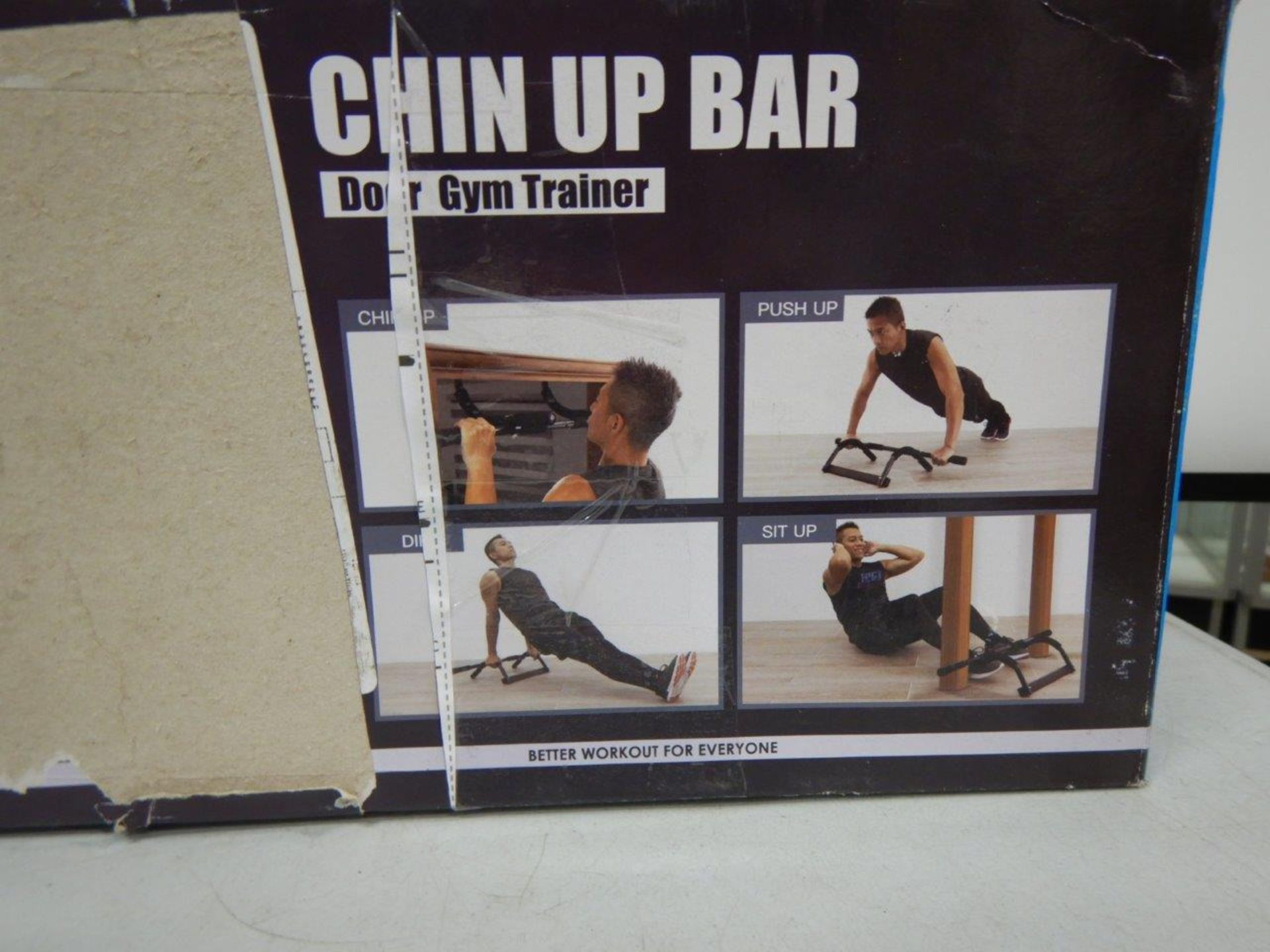 L/O ASSORTED EXERCISE EQUIPMENT, CHIN UP BAR, HANDLES, PULLS, ETC. - Image 6 of 6