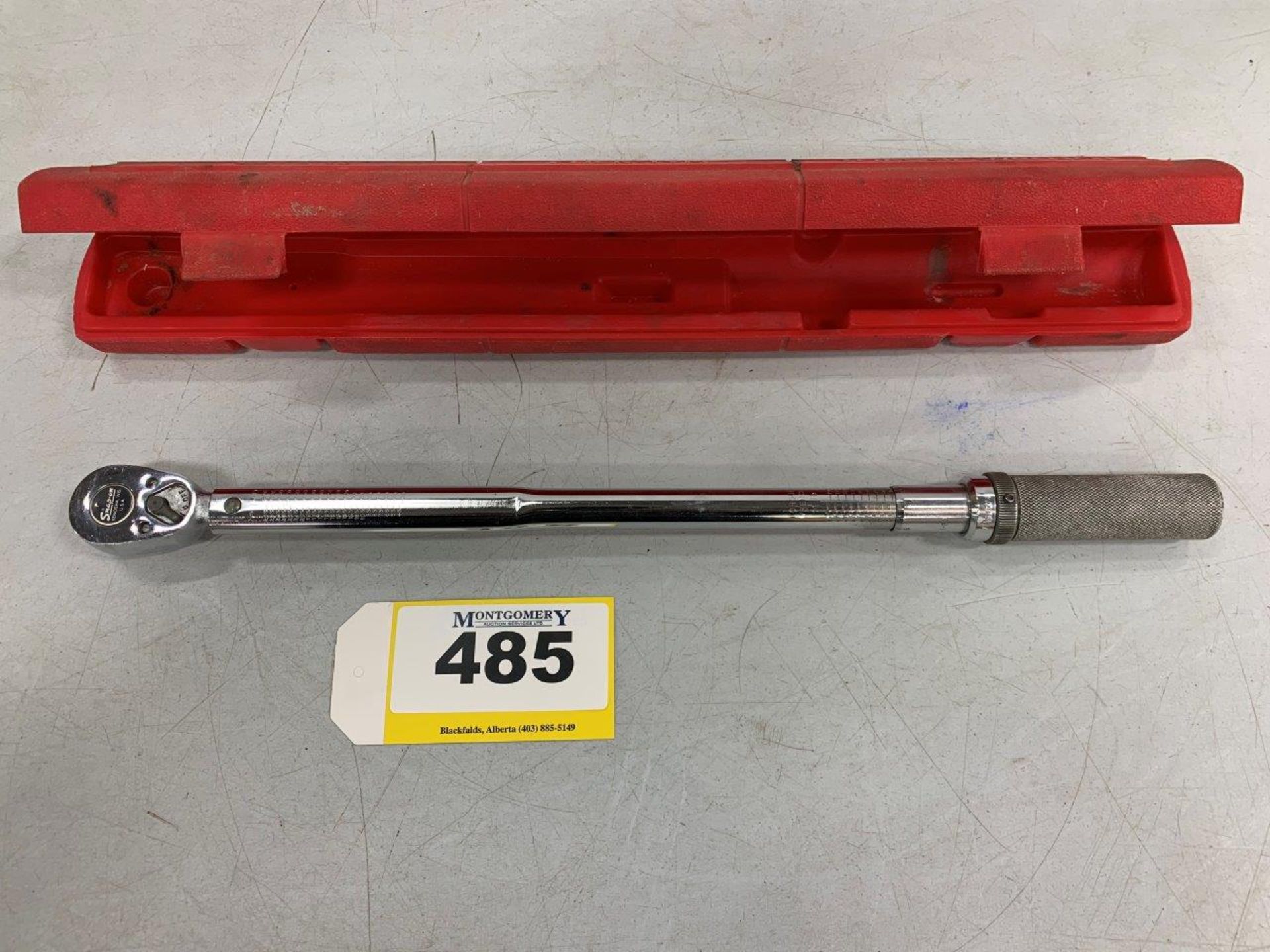 SNAP-ON 1/2" DRIVE TORQUE WRENCH 30-200 FT/LBS