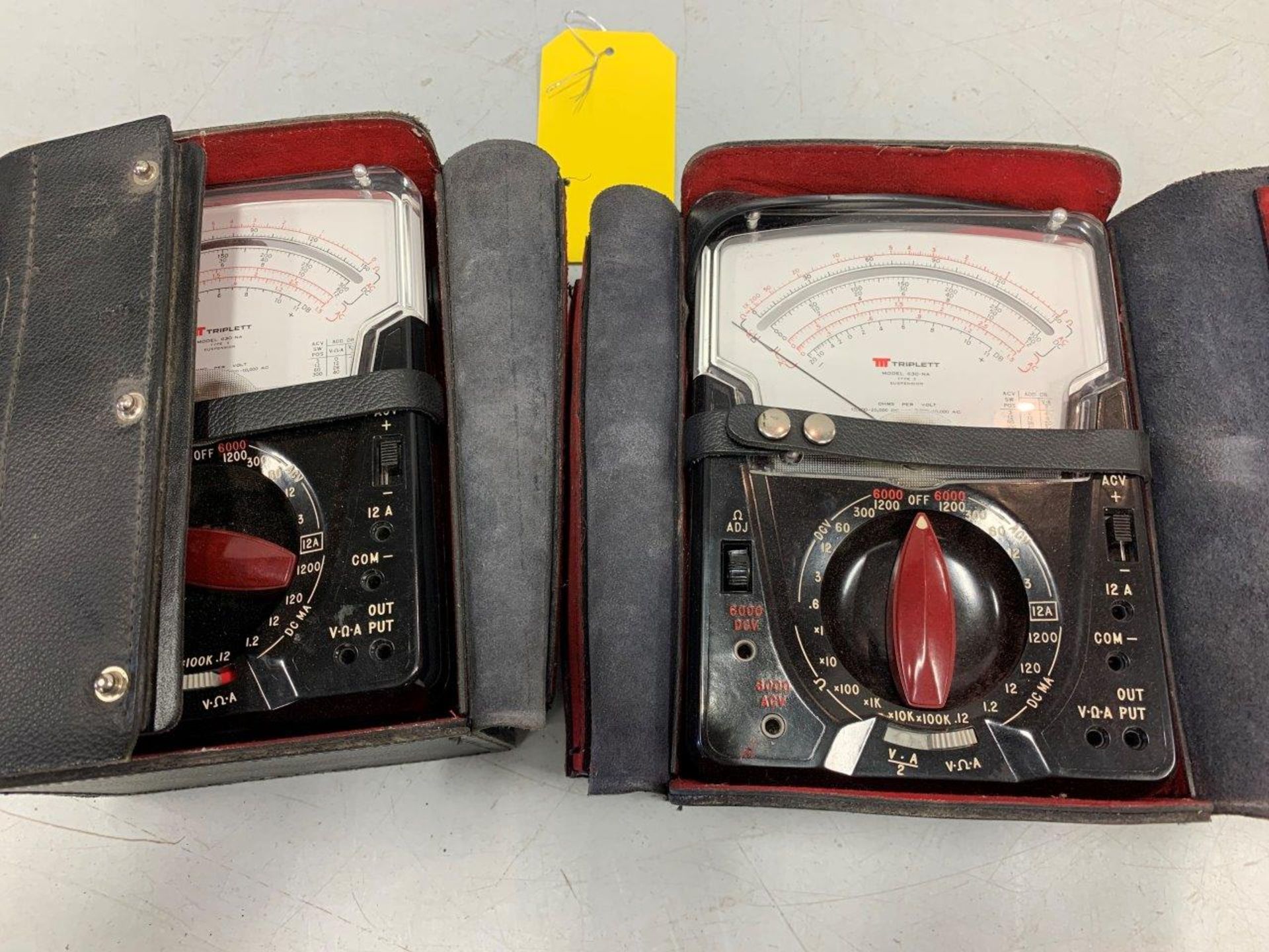 PAIR OF TRIPLETT MOD. 630-NA ELECTRICAL TESTER