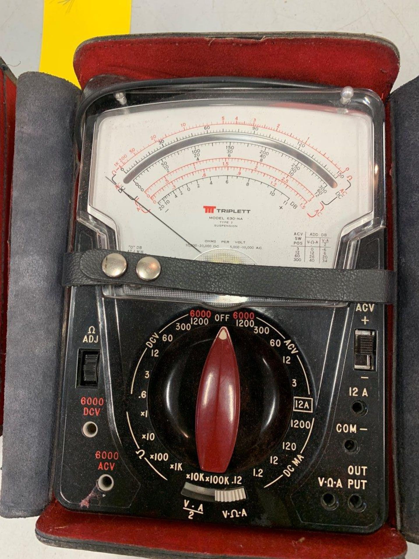 PAIR OF TRIPLETT MOD. 630-NA ELECTRICAL TESTER - Image 3 of 3