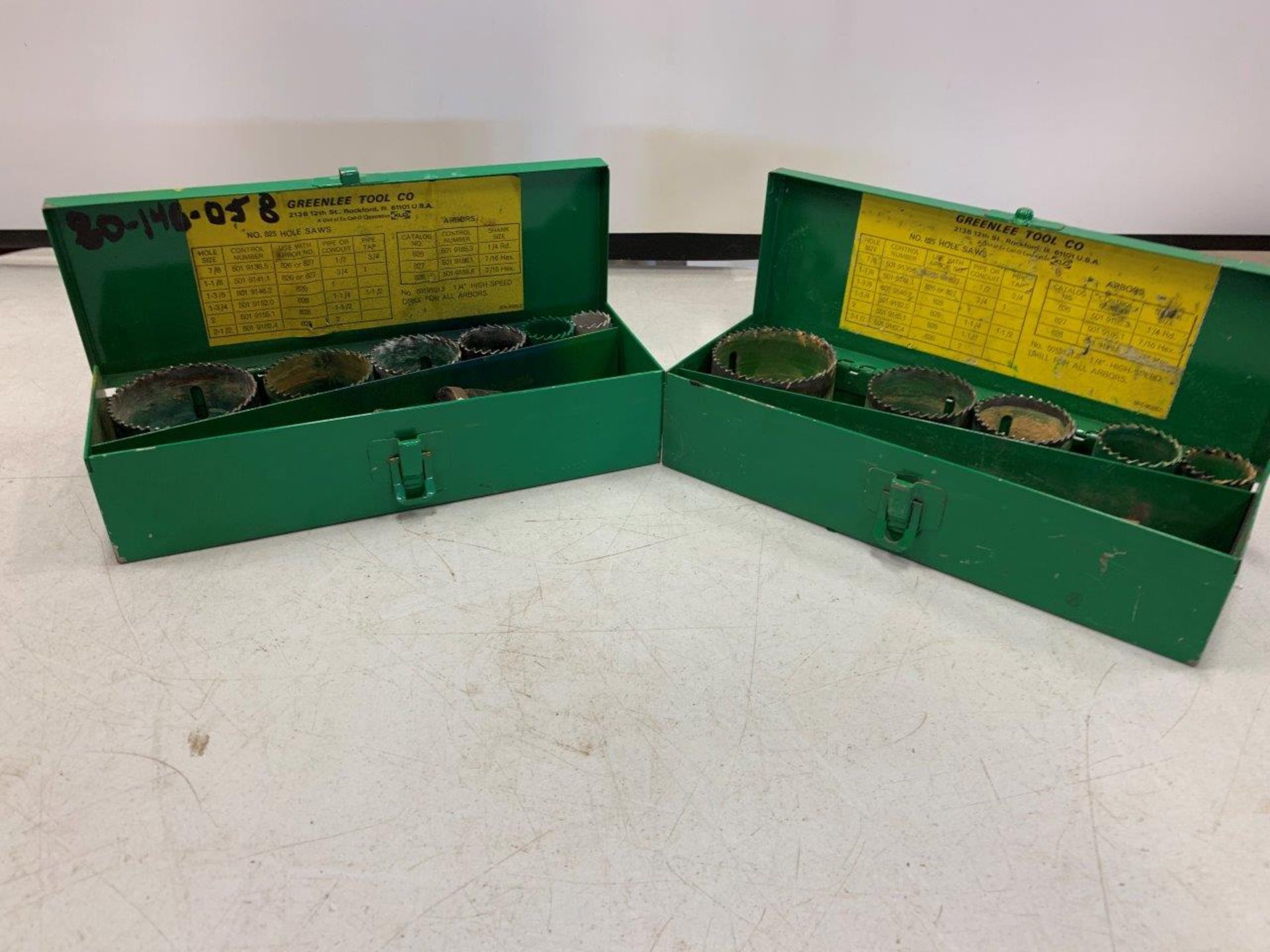 2-GREENLEE NO 830 HOLE SAW SETS