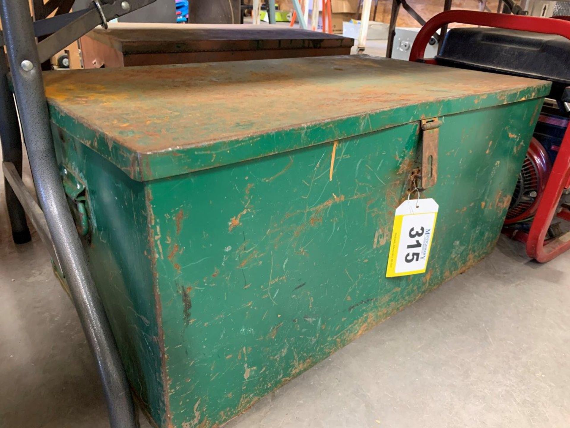 GREENLEE STEEL JOBSITE TOOLBOX 30"X17"X14"