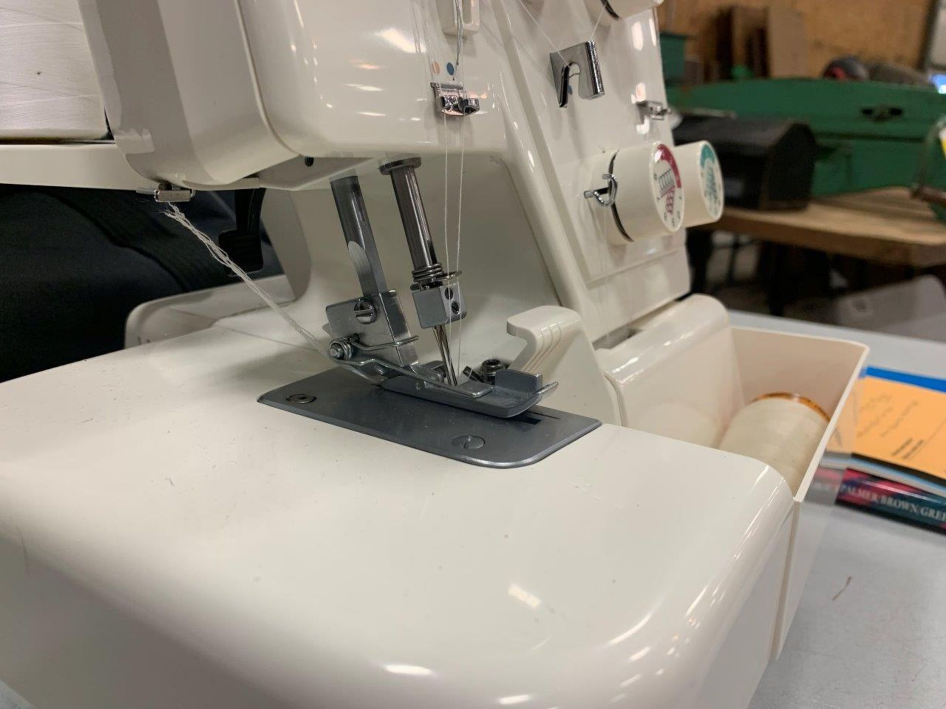 JANOMI 134D ELEC. SERGER AND INSTRUCTIONAL - Image 5 of 9