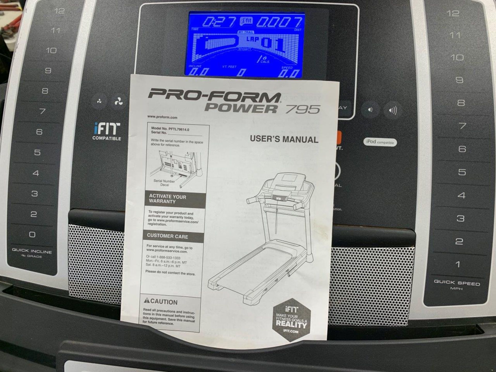 PRO-FORM POWER 795 TREADMILL, PROSHOX CUSHIONING, - Image 3 of 5