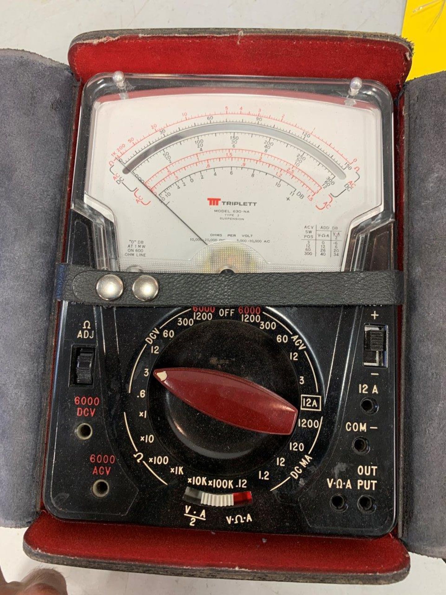 PAIR OF TRIPLETT MOD. 630-NA ELECTRICAL TESTER - Image 2 of 3