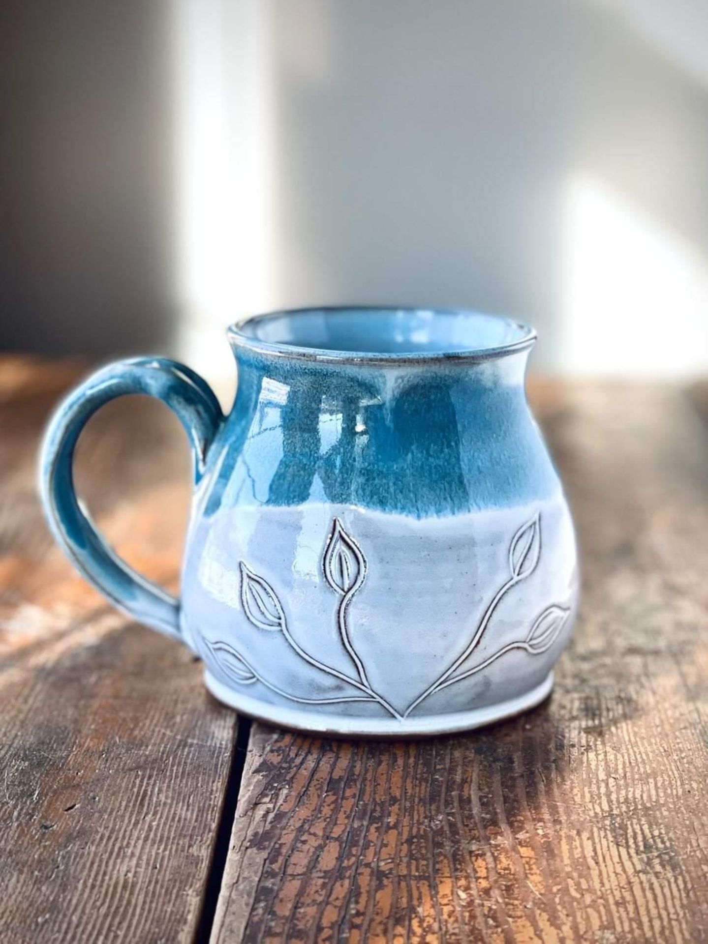Custom Chickadee Ceramic Mug, Unique pottery Handmade in small batches Donated By Muddy Luck Pottery - Image 2 of 2