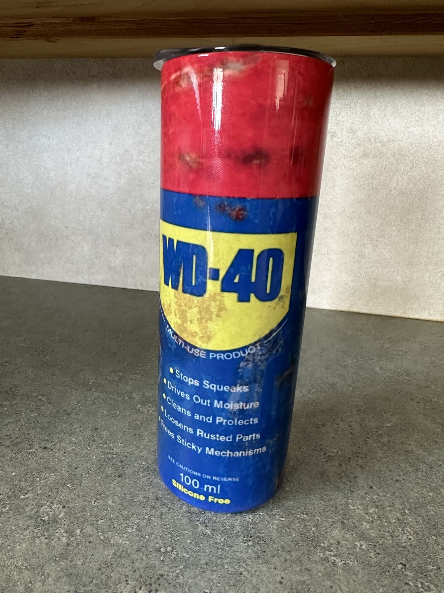 Two Custom Travel Mugs - Duct tape and WD-40 - Retail Value: $60 - Donated By: Donna's Design