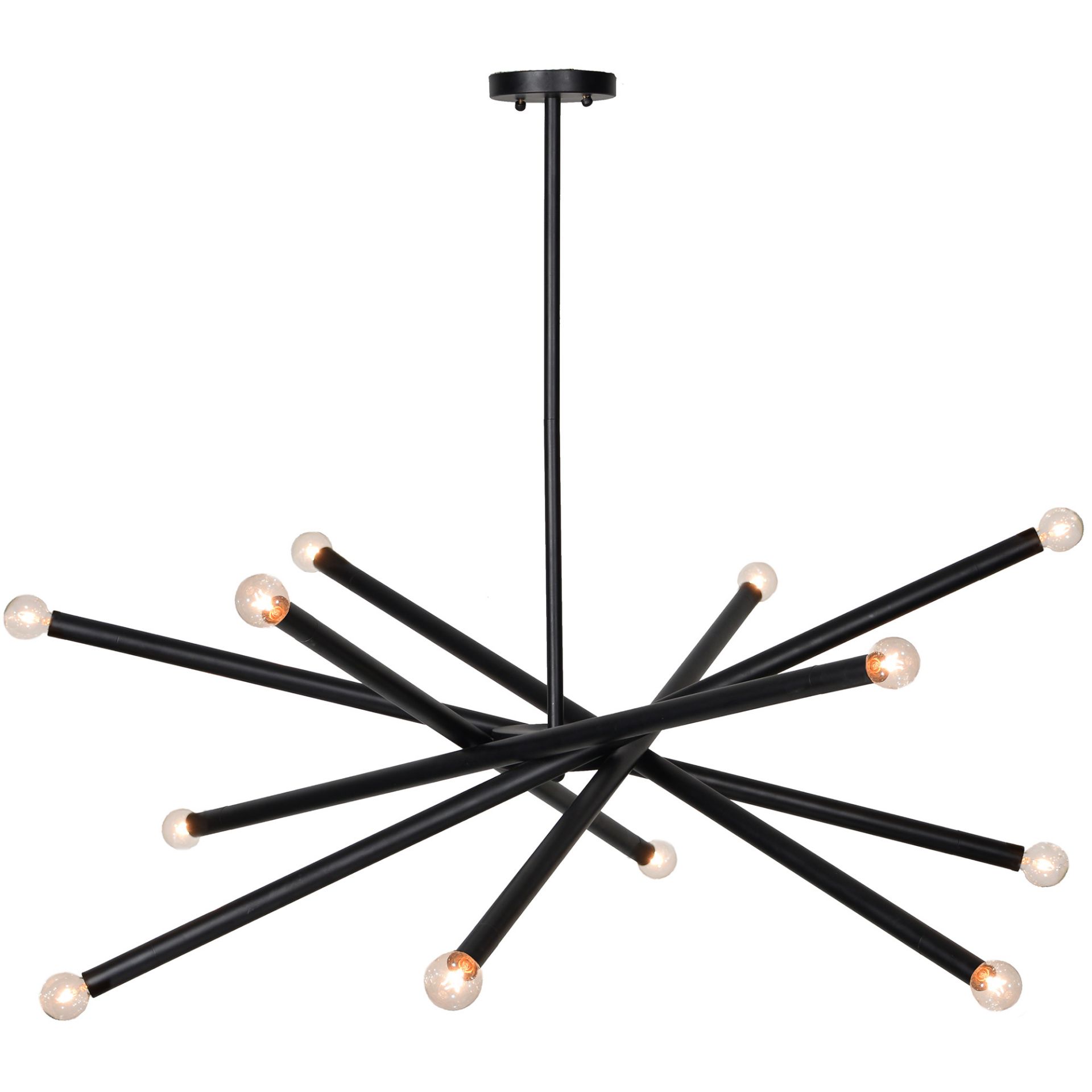Clemente Ceiling Light Fixture - matte black - Retail Value: $1,000 - Donated By: Grubb Engineering