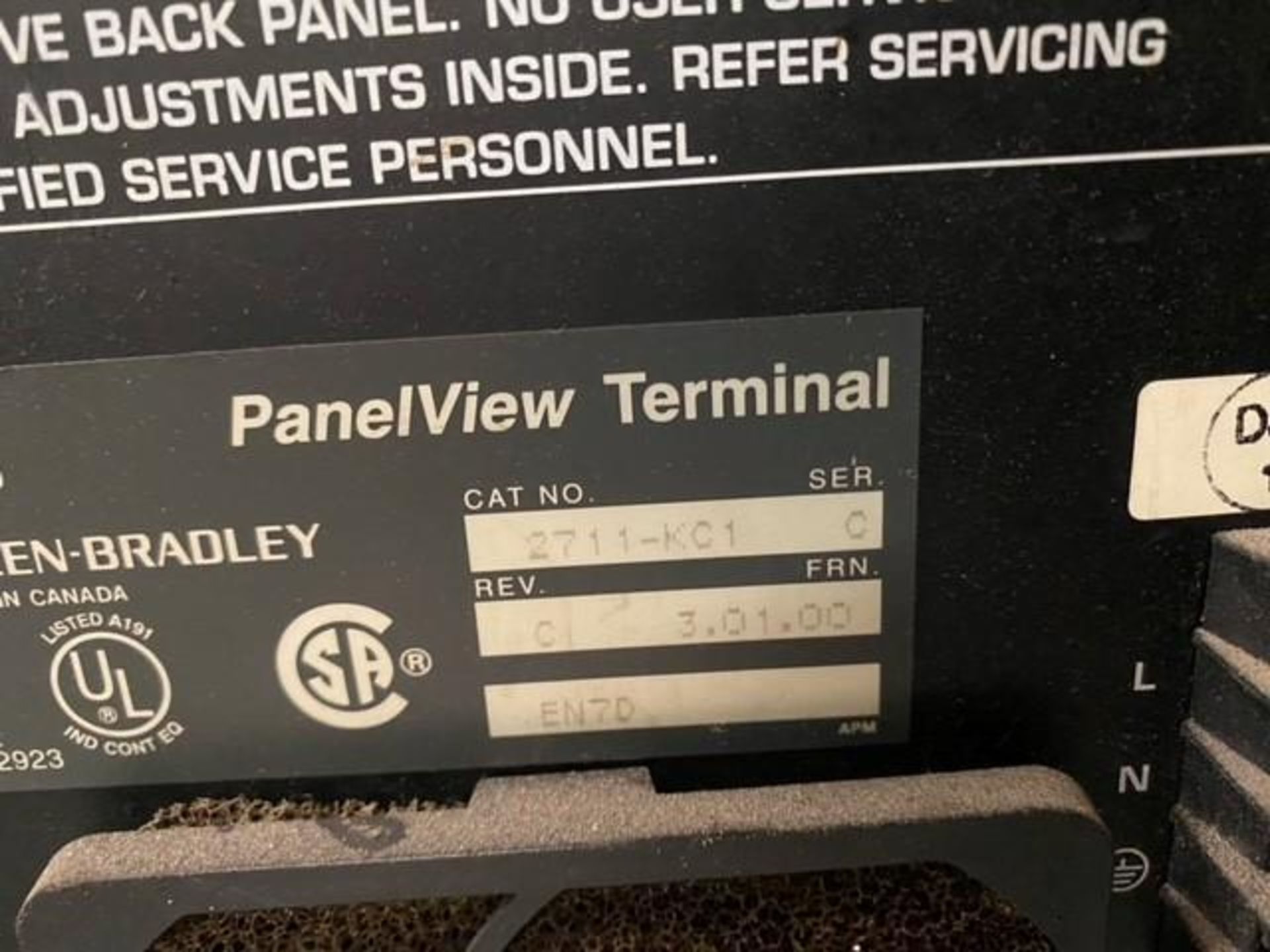 Allen Bradley Panel View Terminal - Image 2 of 2