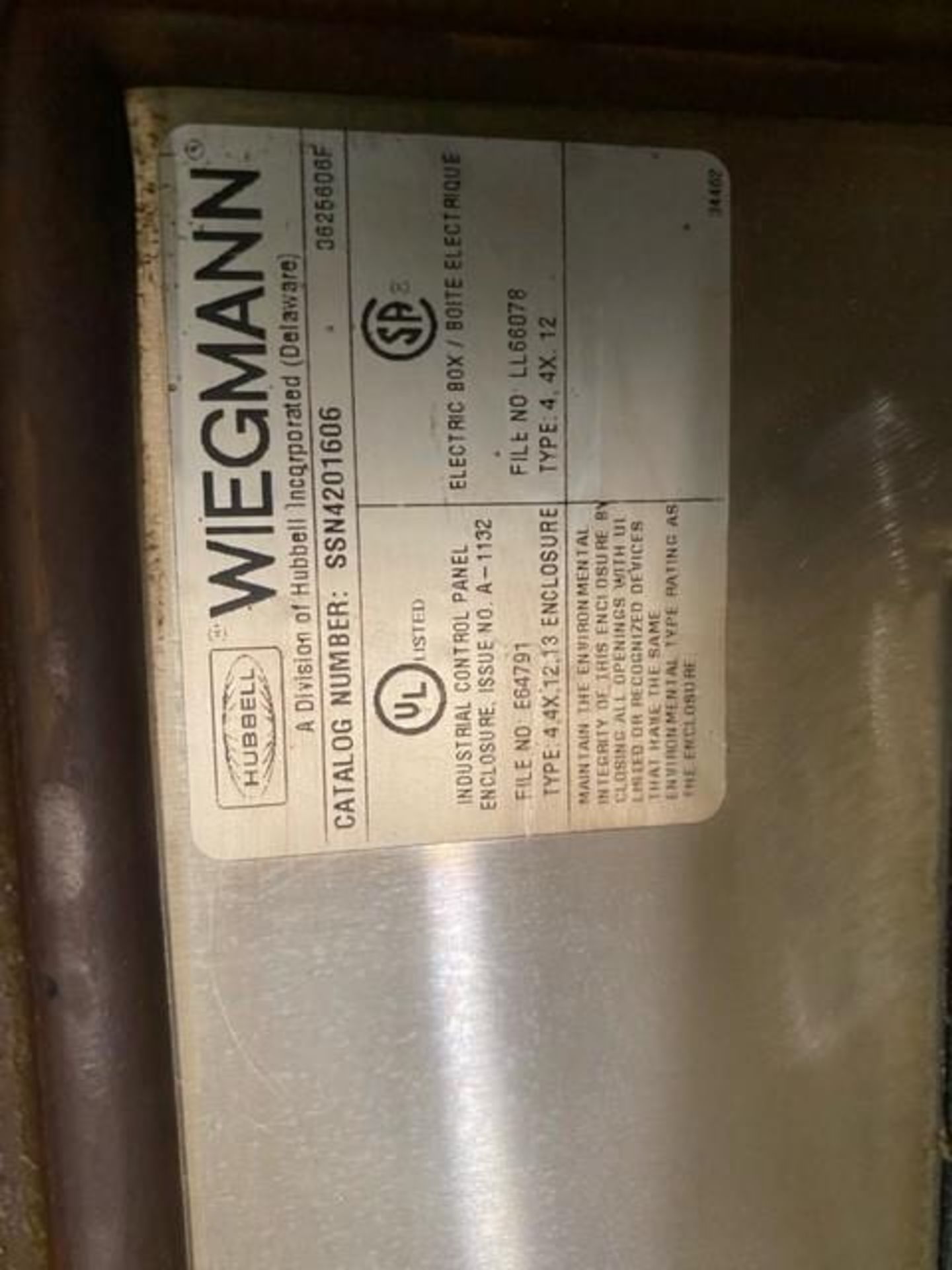 Wiegmann Electrical Enclosure - Image 4 of 4