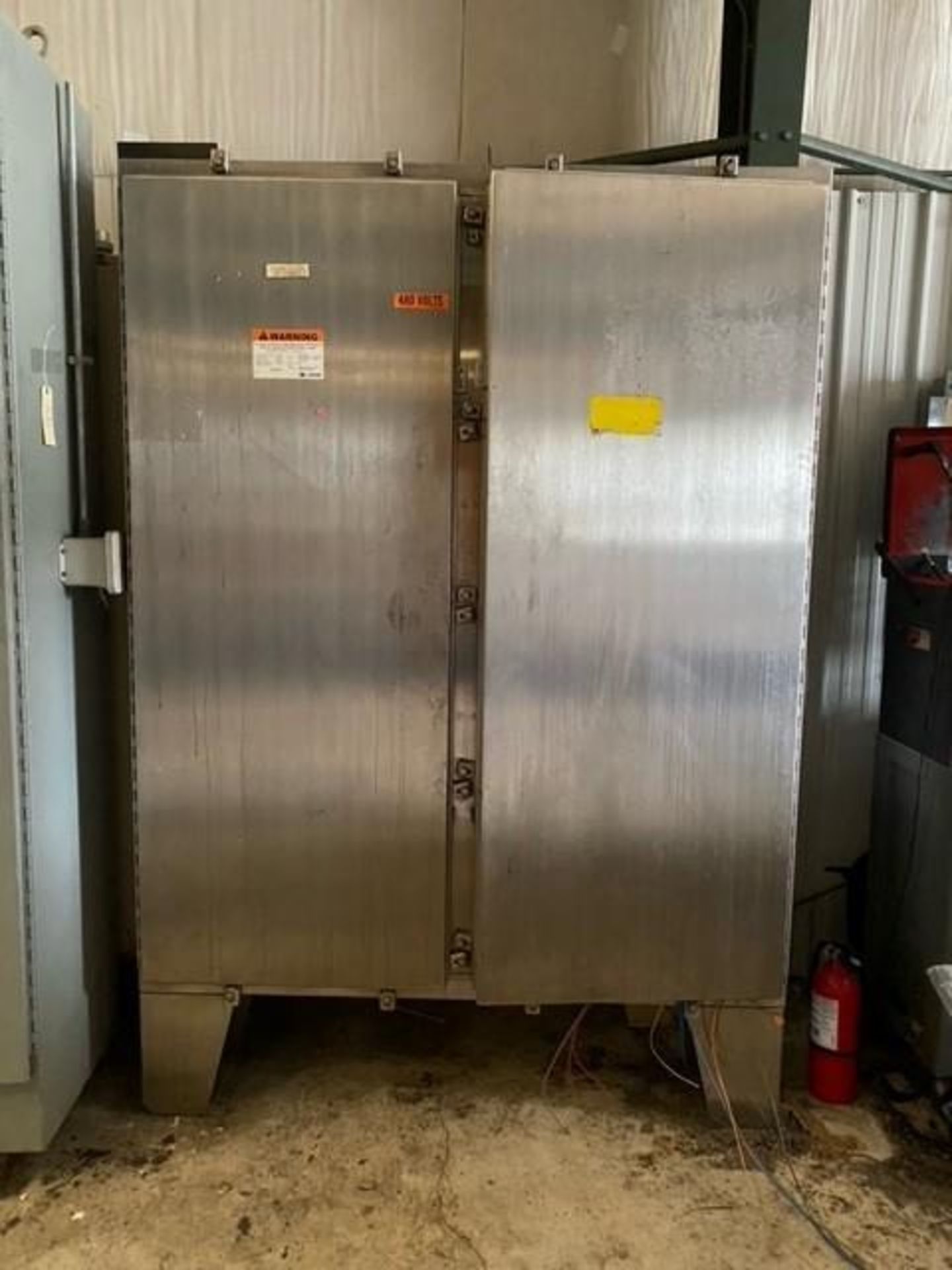 Large Stainless Steel Hoffman Industrial Enclosure w/ Contents