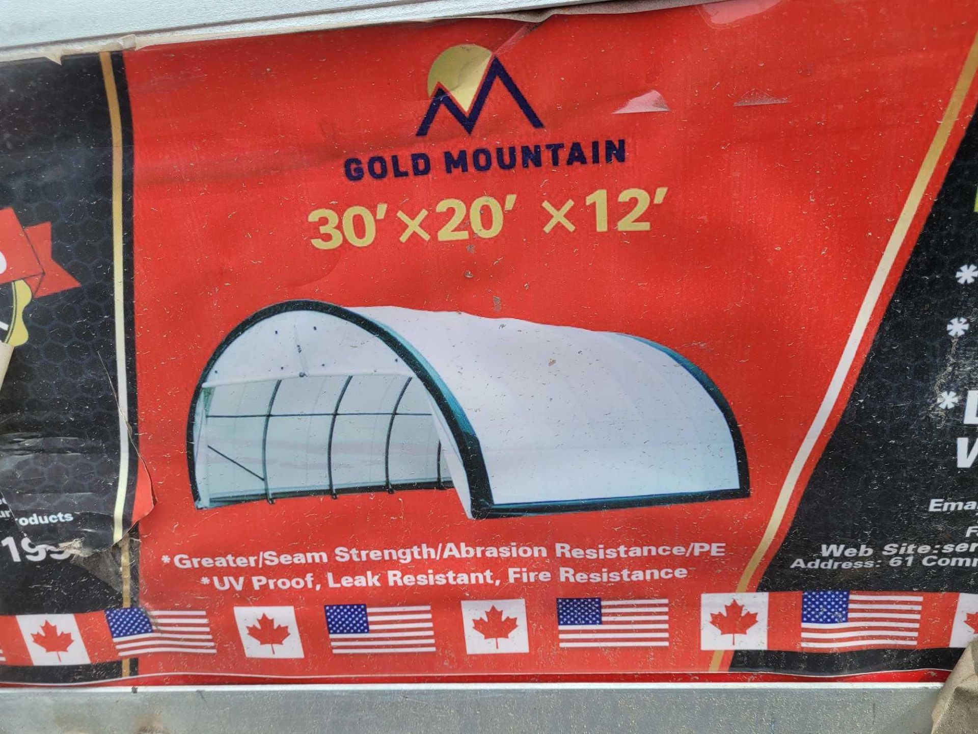 2021 Gold Mountain 203012R Storage Shelter - Image 8 of 10