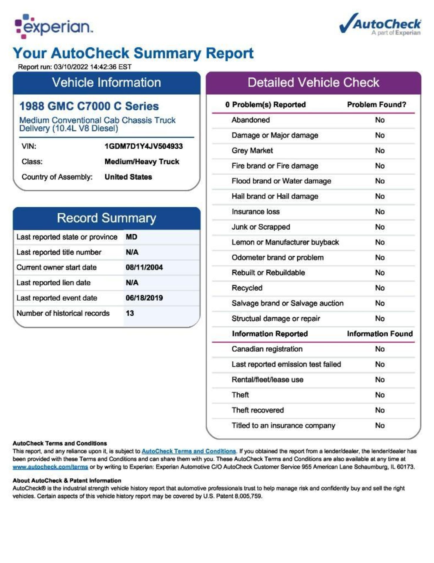 GMC C7000 Topkick S/A Rollback Truck - Image 35 of 36