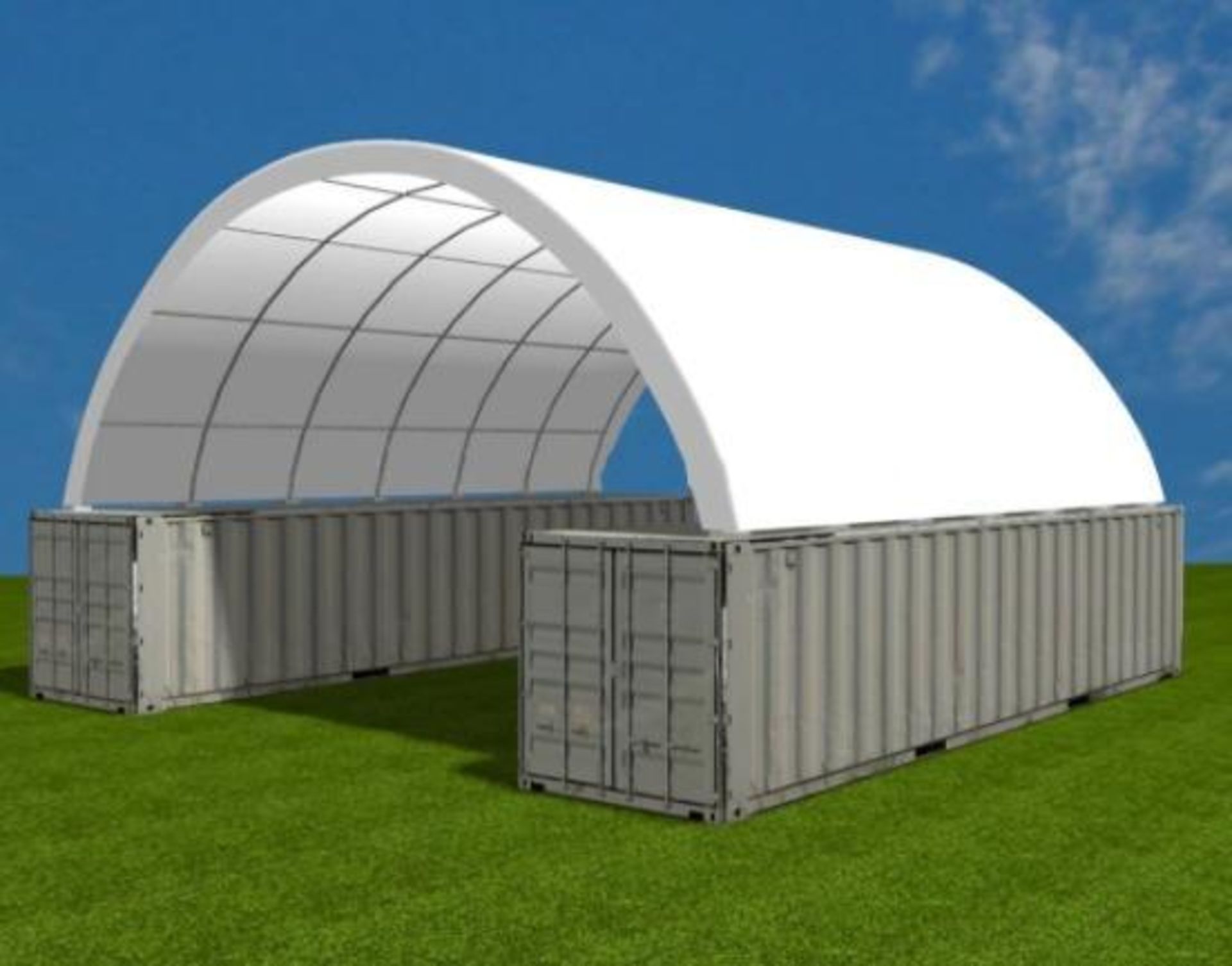 2021 Gold Mountain C2040 Dome Container Shelter - Image 6 of 7