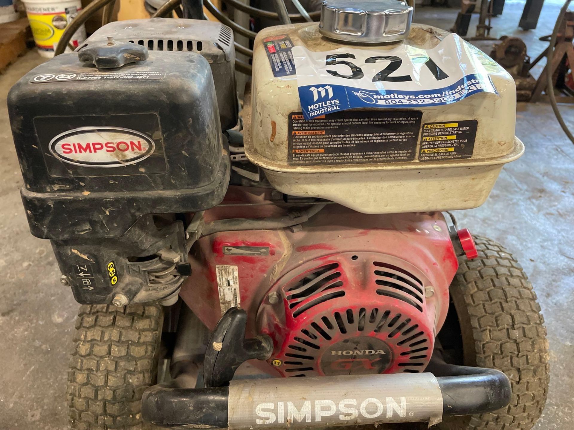 Simpson 4000 Psi Professional Pressure Washer - Image 6 of 9