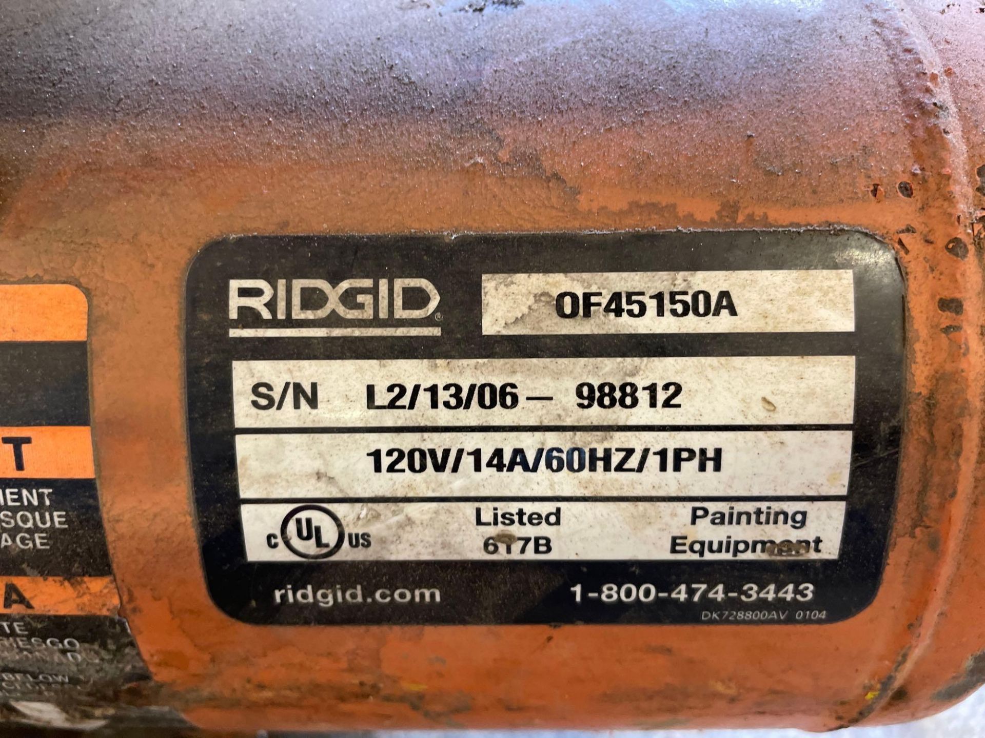 Ridgid Electric Air Compressor - Image 5 of 8