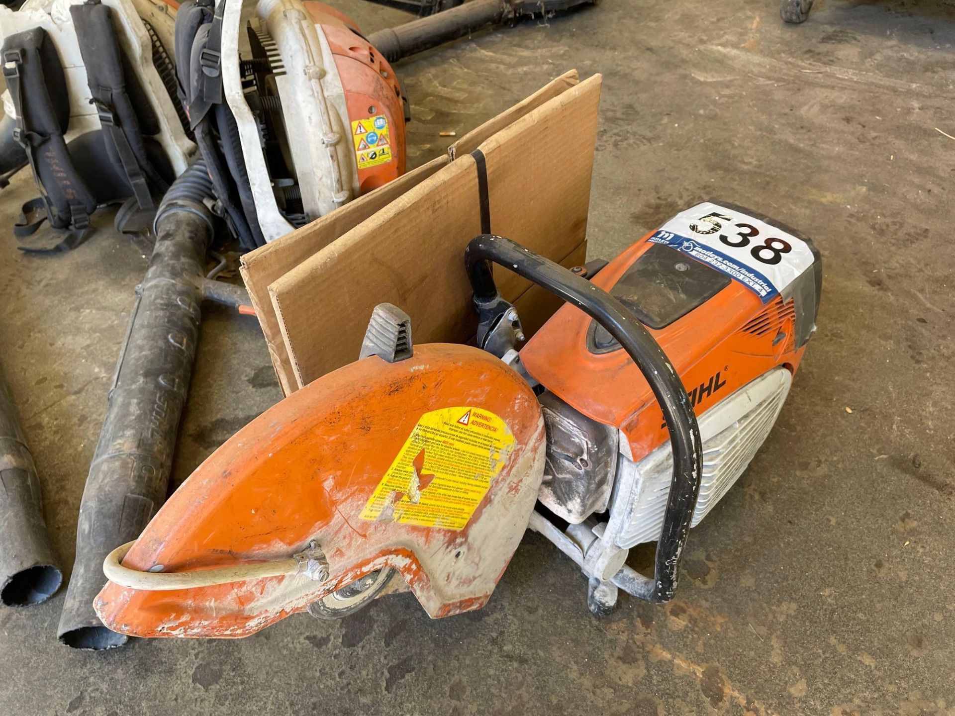 STIHL TS 800 Concrete Saw W/ New Blades