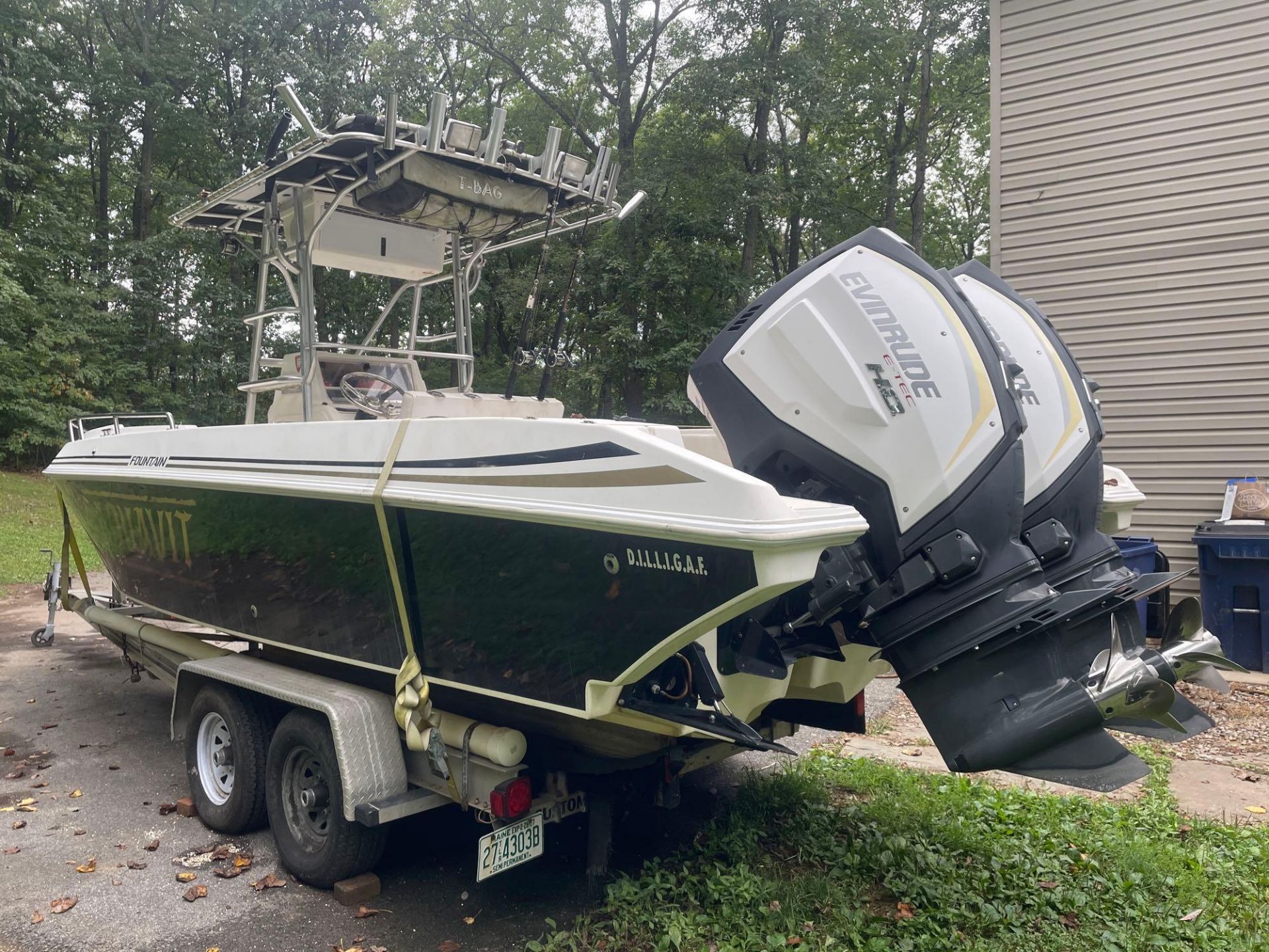 Fountain Aquavit Boat And Trailer - Image 4 of 57