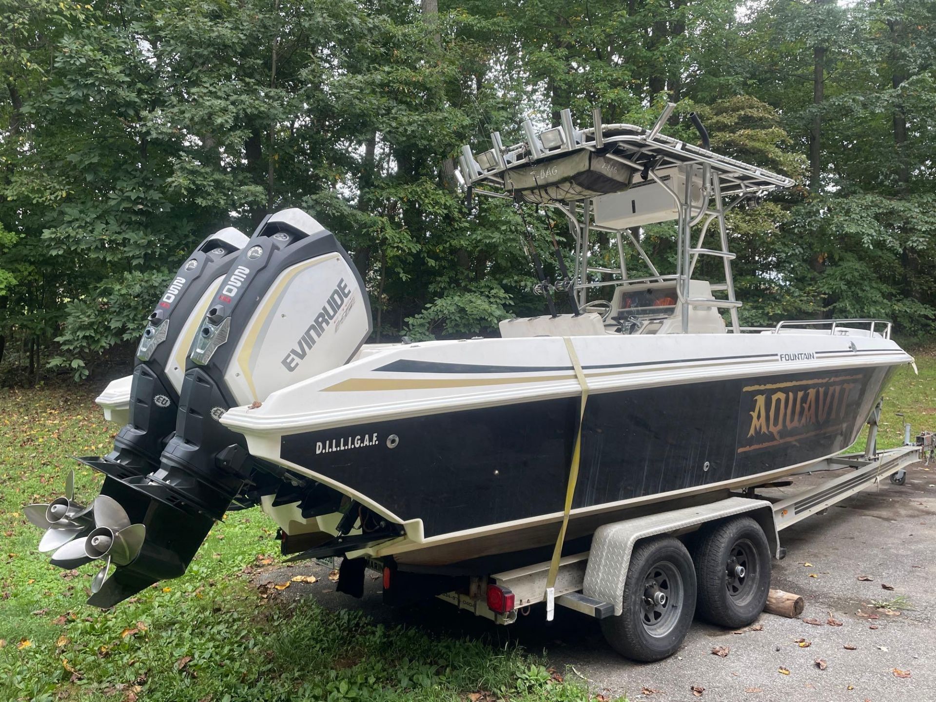 Fountain Aquavit Boat And Trailer - Image 3 of 57