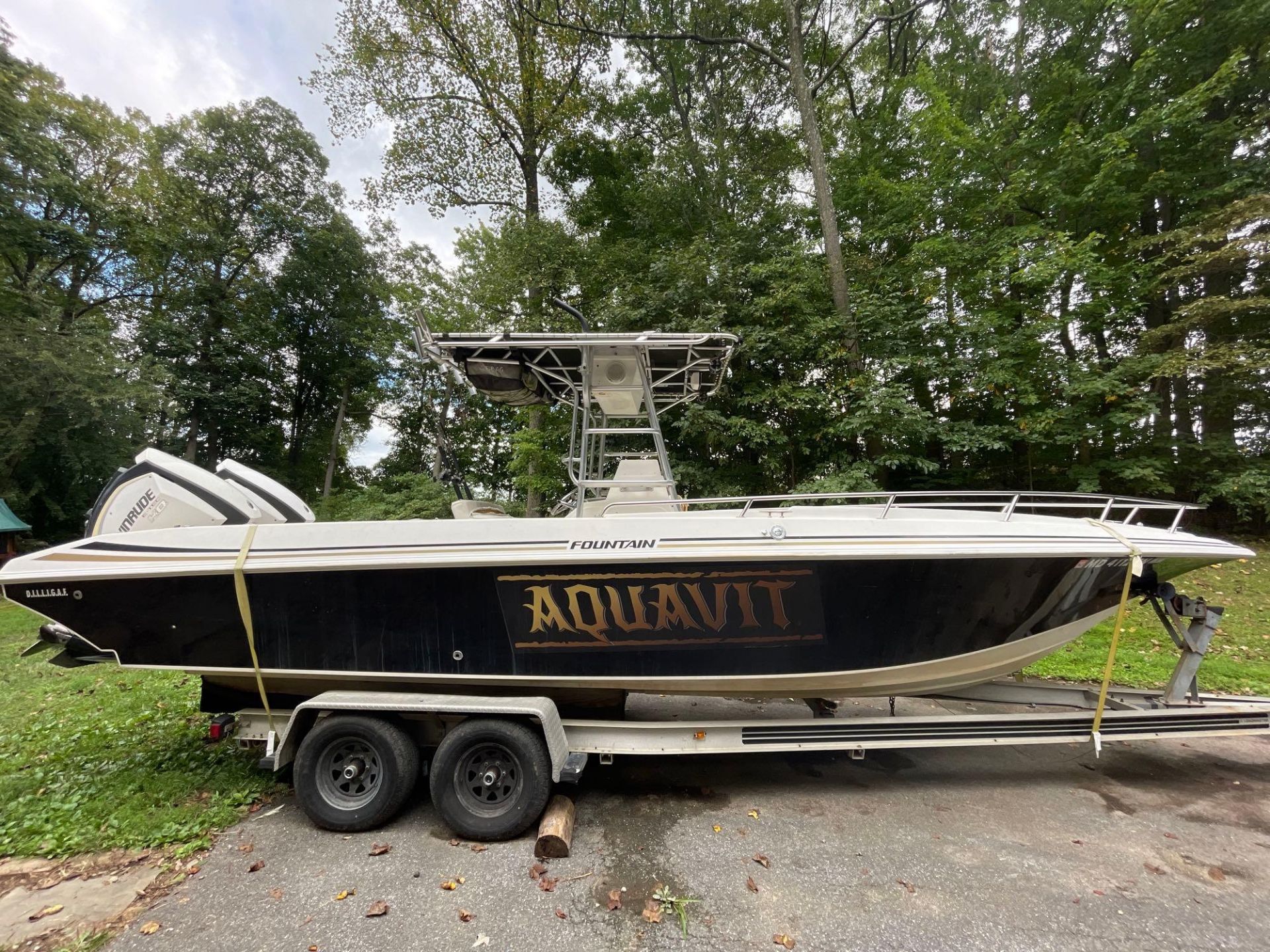 Fountain Aquavit Boat And Trailer - Image 14 of 57