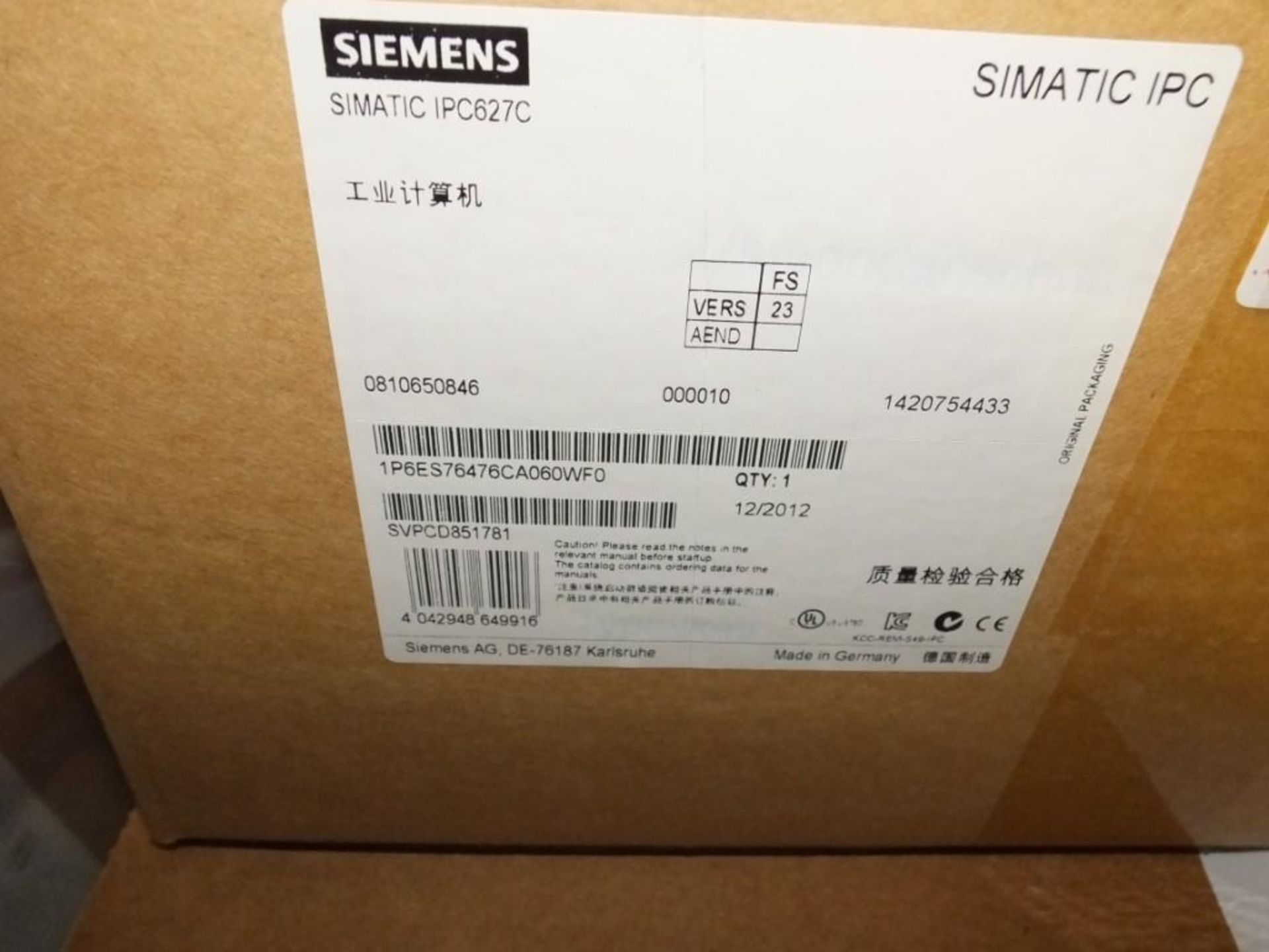 Siemens Simatic IPC627C Industrial Computer - Image 3 of 3